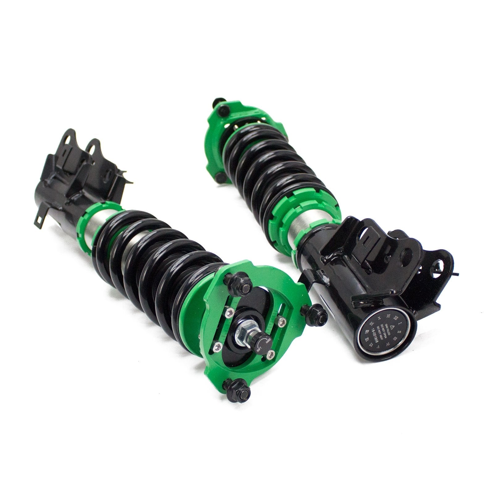 Rev9 R9-Hs2-011_1 Hyper-Street Ii Coilover Suspension Lowering Kit, Mono-Tube Shock W/ 32 Click Rebound Setting, Full Length Adjustable, Compatible With Honda Civic None-Si (Fb/Fg) 2012-15