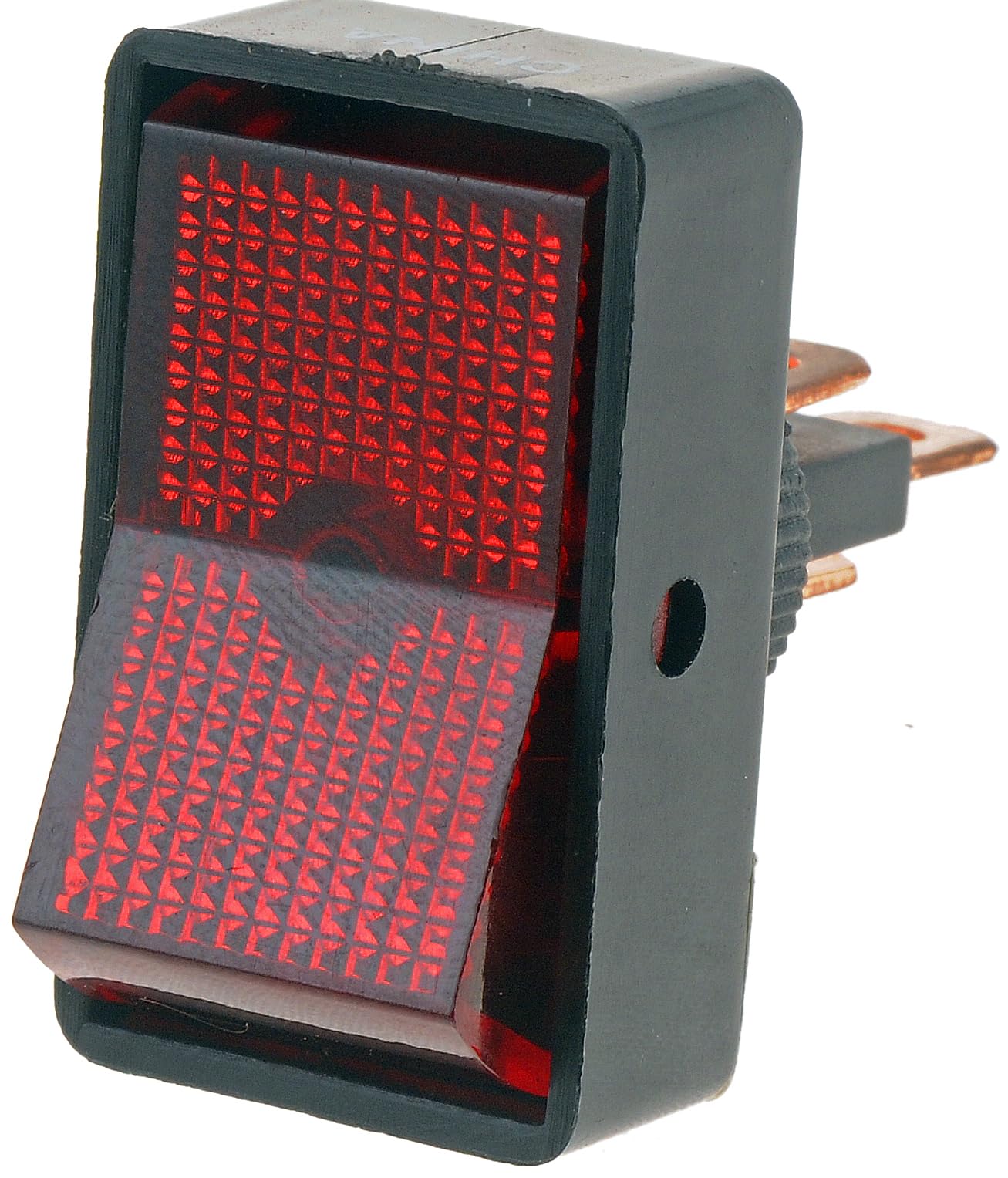 Dorman 85945 Rocker Switch - Red Glow Rectangular Style - Jumbo Universal Fit
