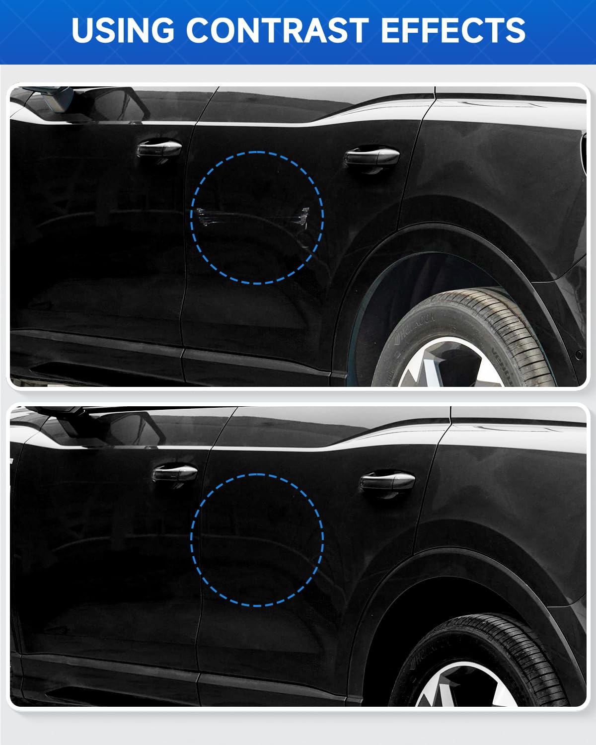 Teslaunch LZ9Y Phantom Black Pearl Touch Up Paint Compatible With Audi Exact Match Car Paint Pen Scratch Repair