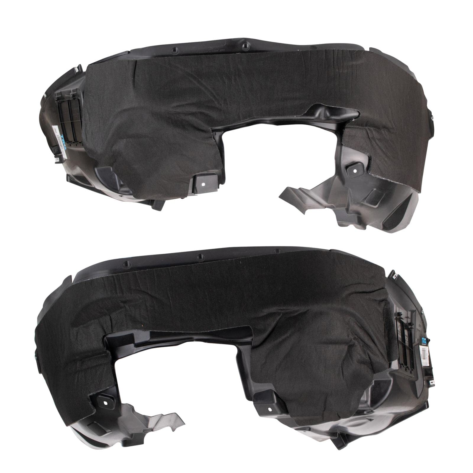Trq Front Inner Fender Liner Set Compatible With 2019-2023 Jeep Renegade Ch1248216 Ch1249216