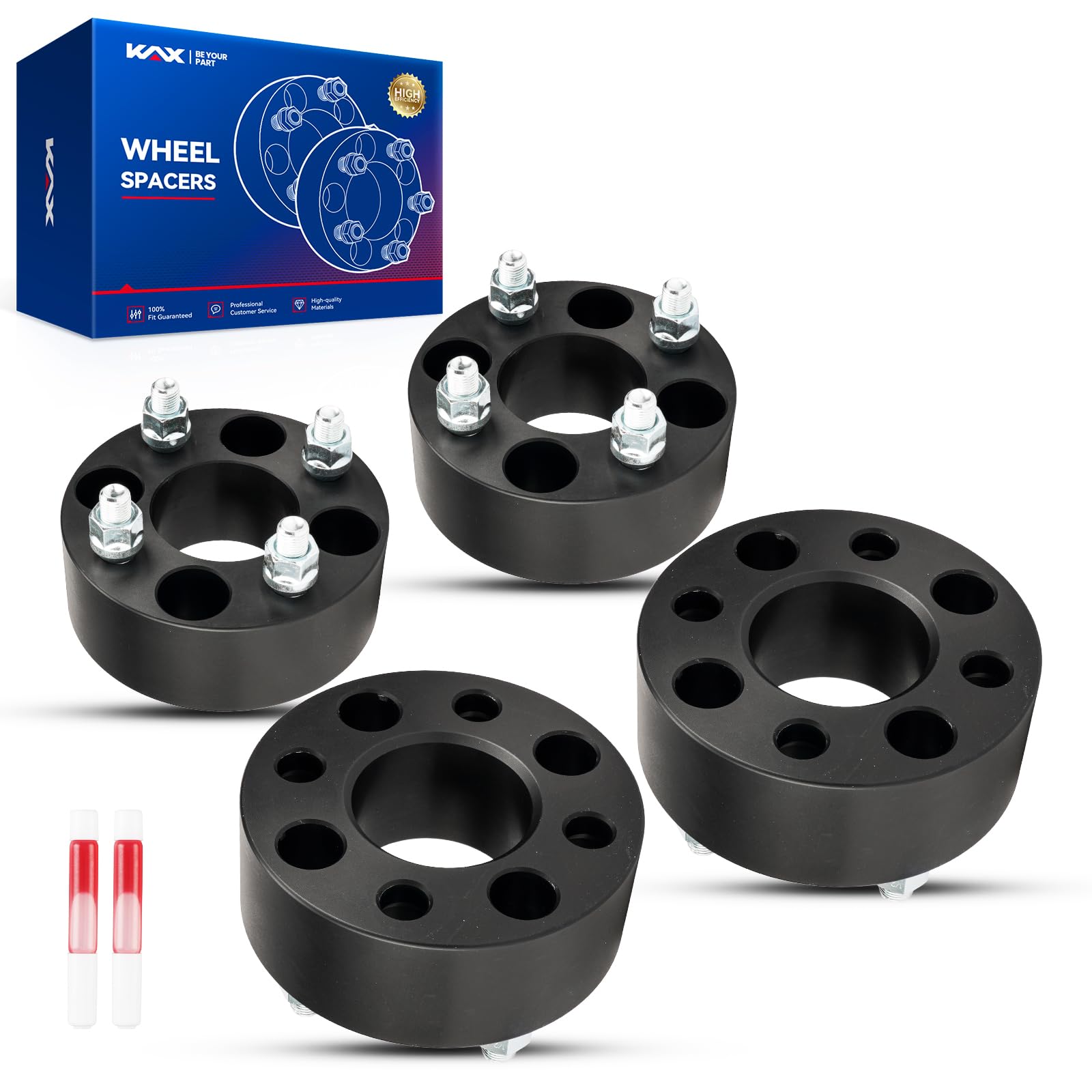 Kax 4X4 Atv Wheel Spacers,2 Inch 4 Lug Centric Atv Wheel Spacers Fit For Cafe Express,Carryall 300 Turf, Carryall 500 Turf, Carr