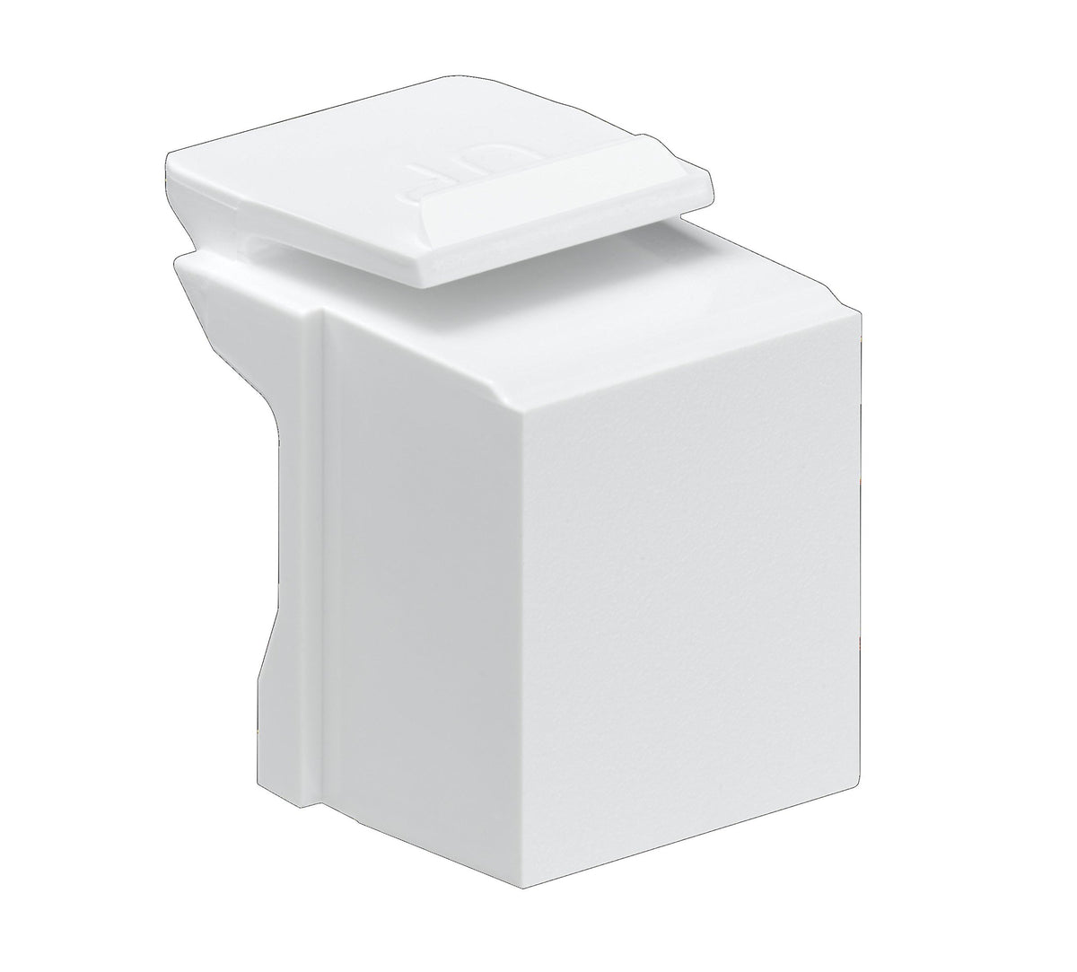 Leviton 41084-BW Blank QuickPort Insert (10-Pack), White