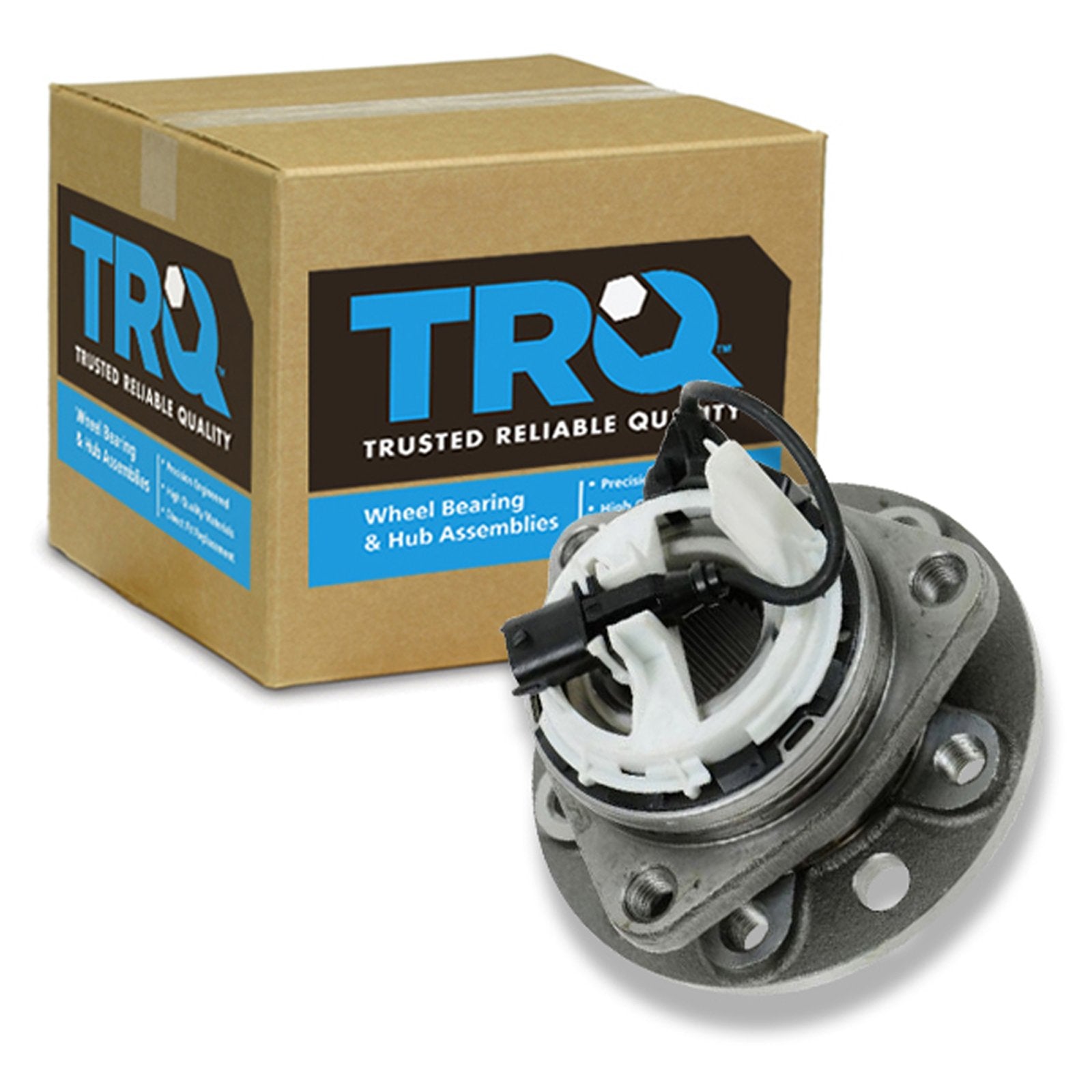 Trq Front Left Right Rear Wheel Hub Bearing Assembly Driver Passenger Side Compatible With 2003-2011 Saab 9-3 2010-2011 9-3X