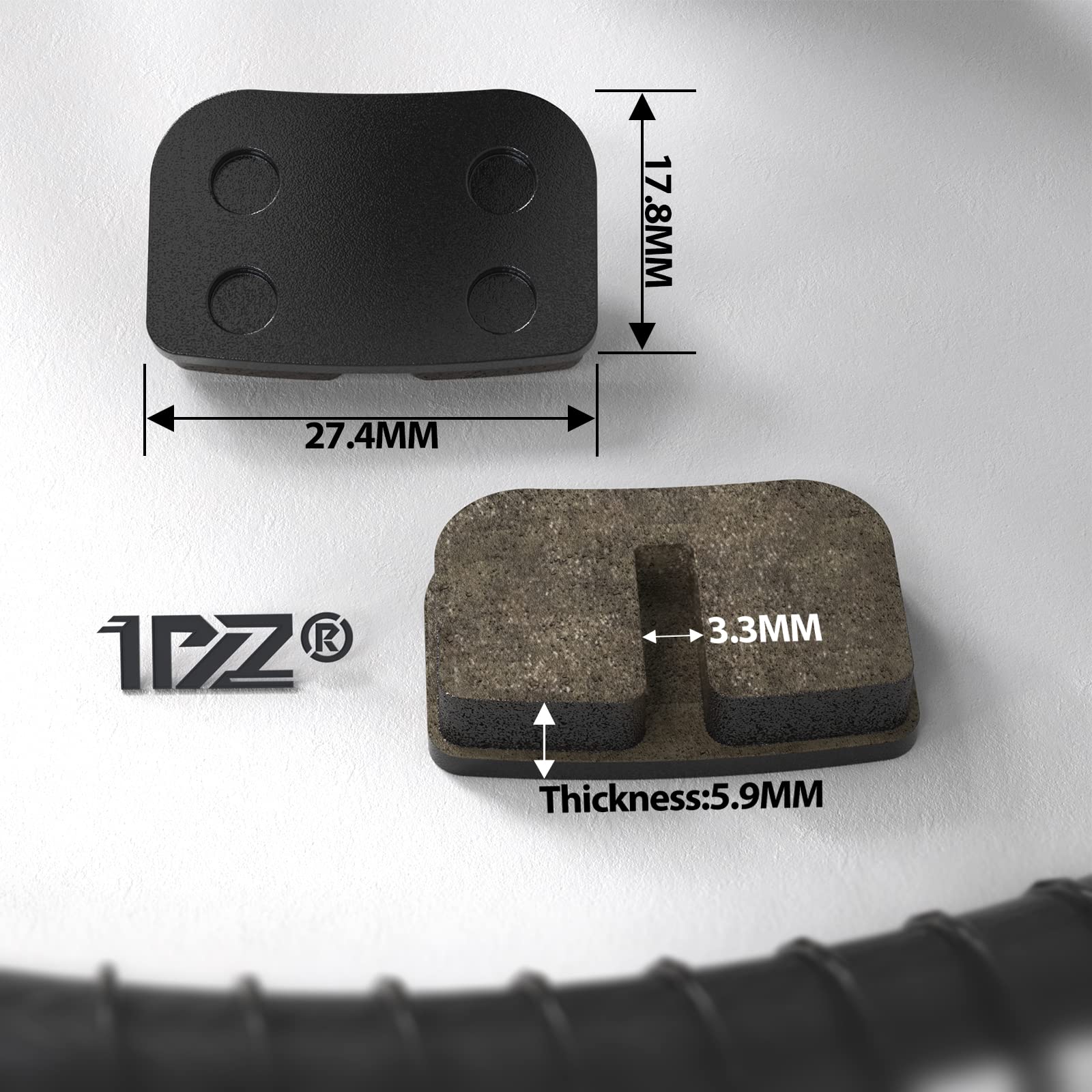 1Pz Bb1-Ce2 51Inch Upgraded Hydraulic Brake Master Cylinder Caliper With Brake Pad Replacement For 79Cc 97Cc 2.8Hp Baja Doodle Bug Db30 Racer Motovox Go Karts Mini Bike Part