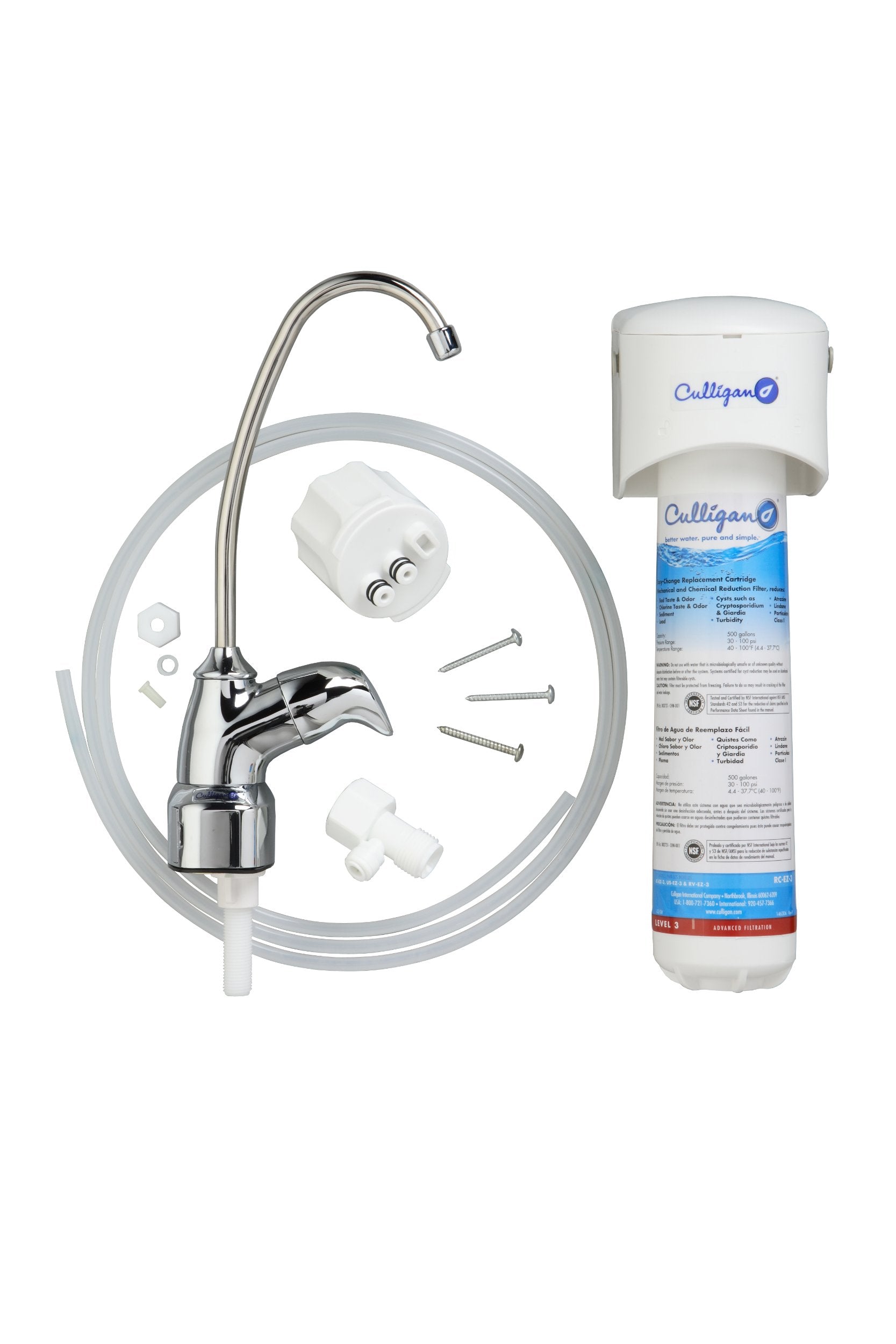 Culligan Rv-Ez-3 Ez-Change Rv Drinking Water Filtration System, Level 3-Advanced Filtration