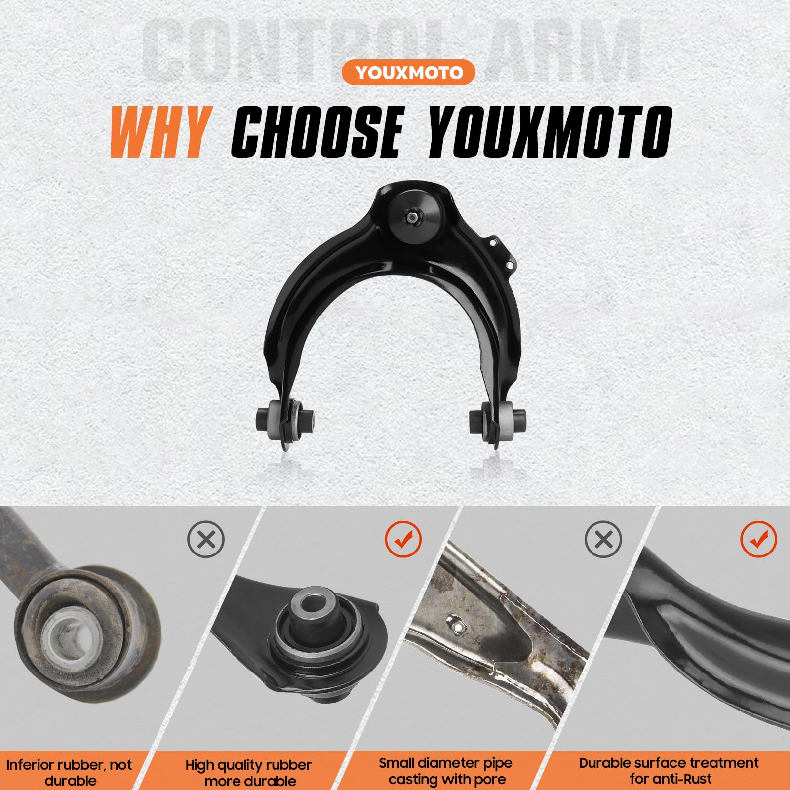 Front Upper Control Suspension Arms Fit For Honda Accord 2003 2004 2005 2006 2007, Fit For Acura Tsx 2004 2005 2006 2007 2008, K