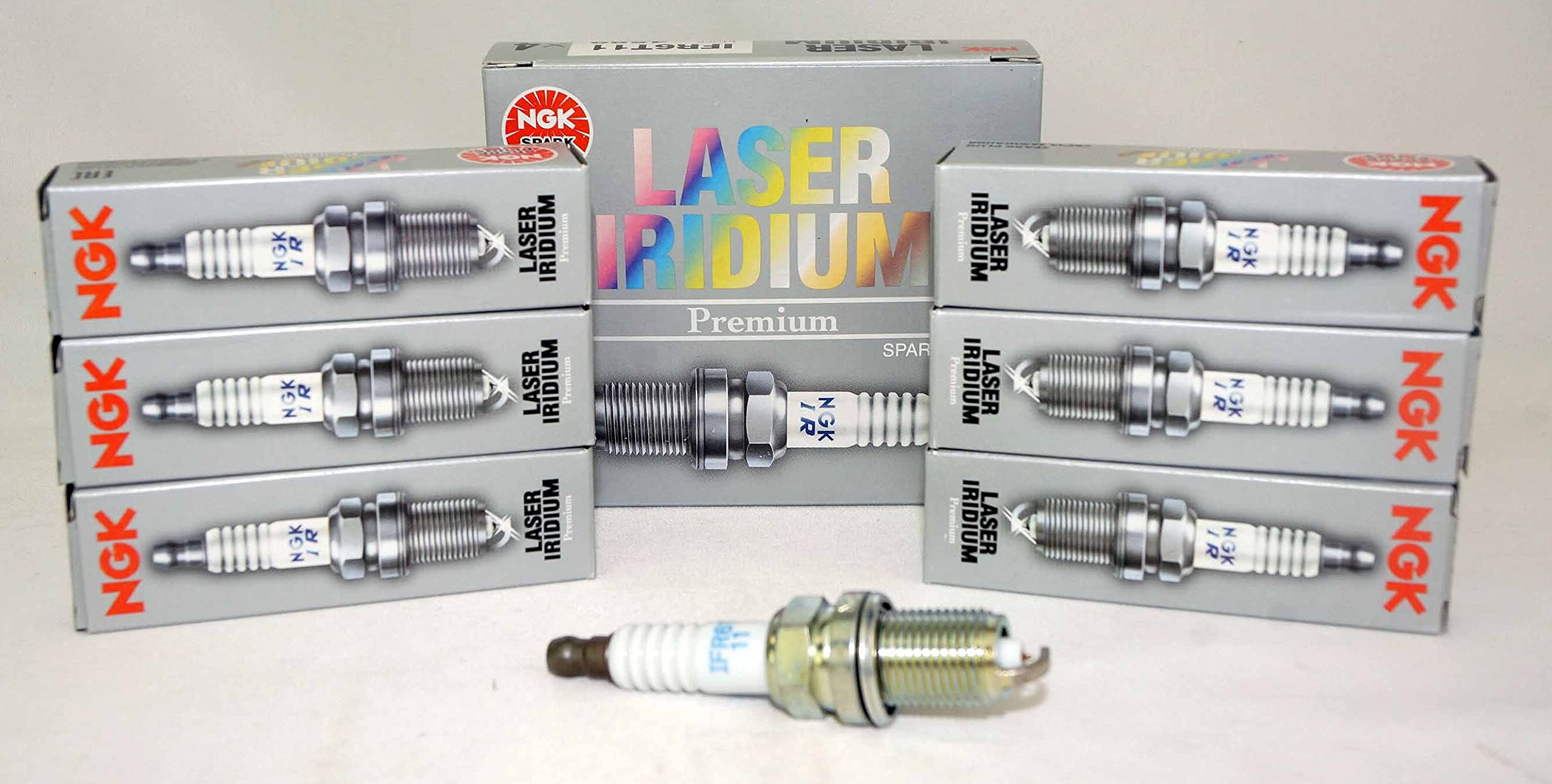 Ngk 4589 Laser Iridium Spark Plugs Ifr6T11 - 6 Pcsnew