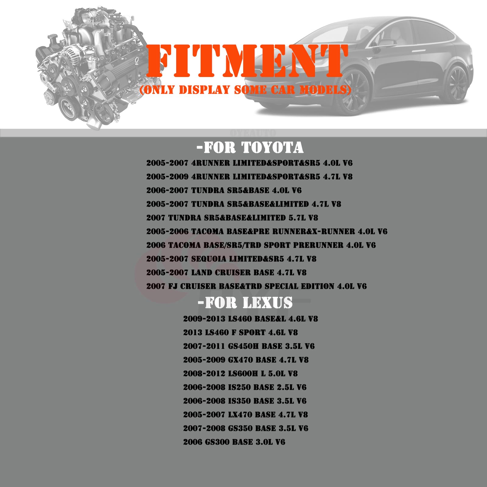 Oxygen O2 Sensor Upstream 89467-71020 Fit For Toyota 4Runner,Tundra,Tacoma,Sequoia,Land/Fj Cruiser 2005-2009&Lexus Ls460,Gs450H,