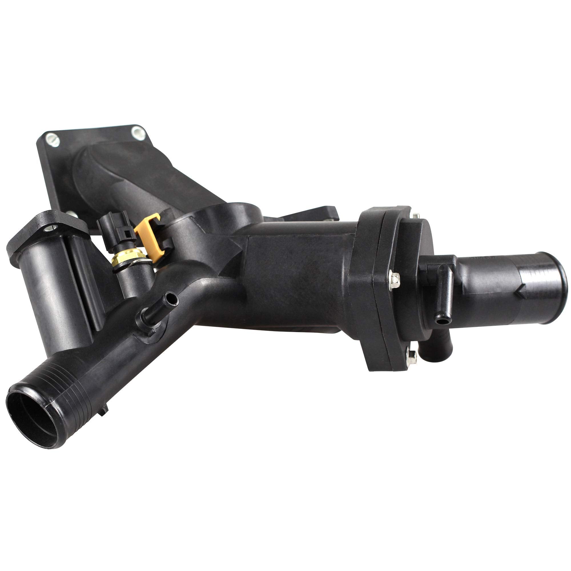 Boxi Thermostat Housing Kit Assembly With Sensor Gasket Fit For Land Rover Lr3 2005-2009 / For Range Rover Sport 2006 2007 2008 2009 4.4L V8 Lr005631