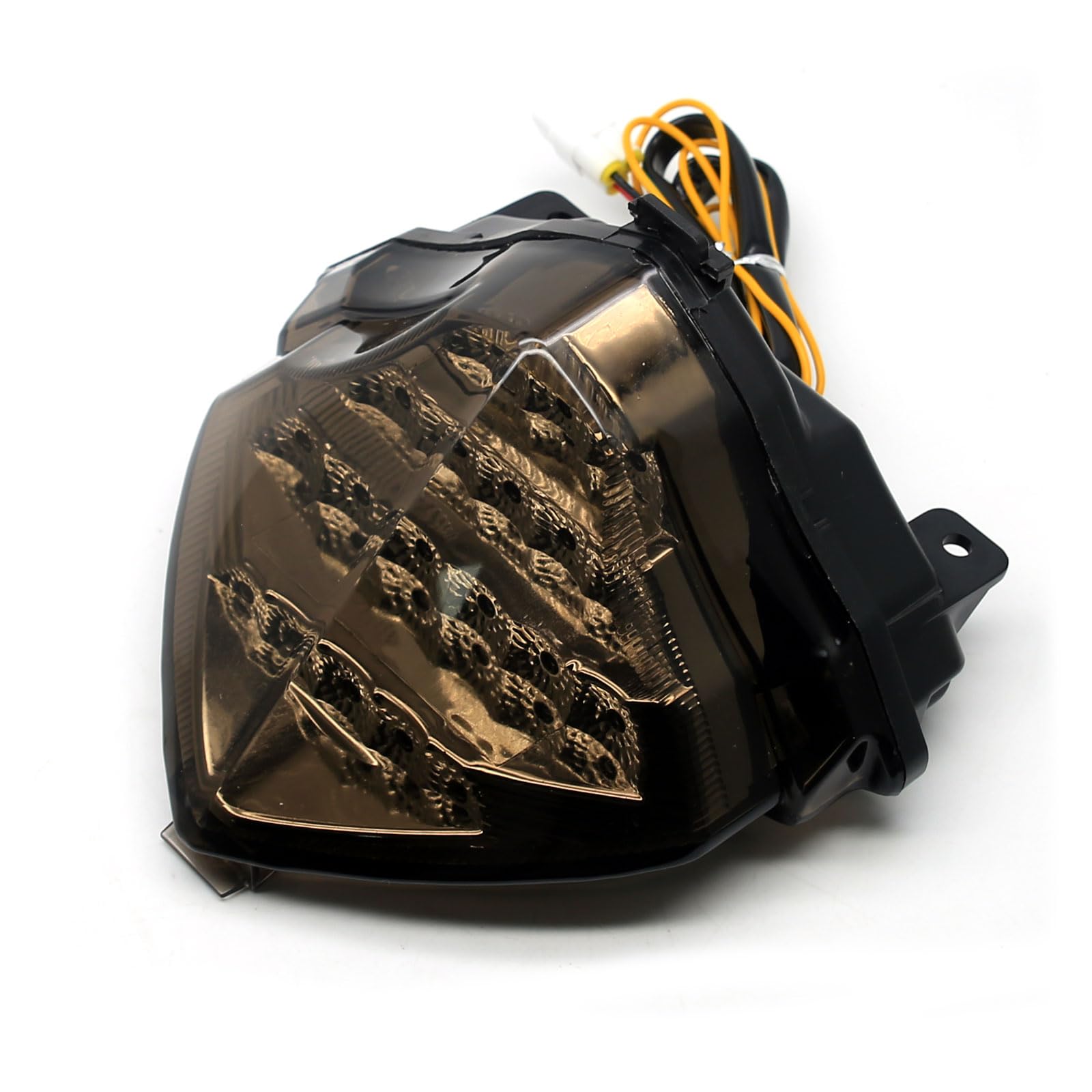 Mzs Motorcycle Tail Light Led Integrated Turn Signal Blinker Smoke Compatible With Yzf R1 Yzf-R1 Rn12 2004 2005 2006