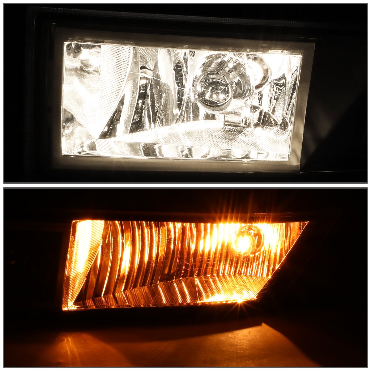 DNA MOTORING FL-ZTL-801-CH Assembly Fog Light Driver & Passenger Side Enhance visibility [Compatible with 07-14 Cadillac Escalad