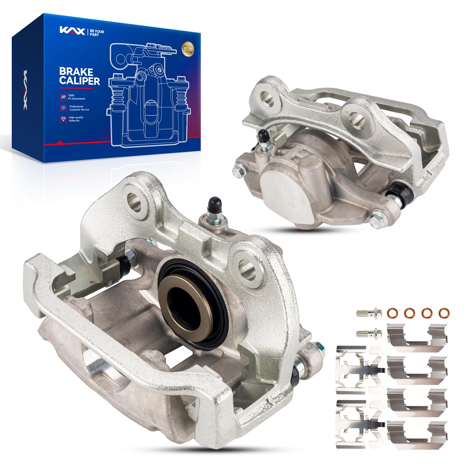 Kax Disc Brake Caliper Assembly Fit For Jeep 1990-1995 1997-2006 Wrangler, 1990-2001 Cherokee, 1993 1995-1998 Grand Cherokee, 19