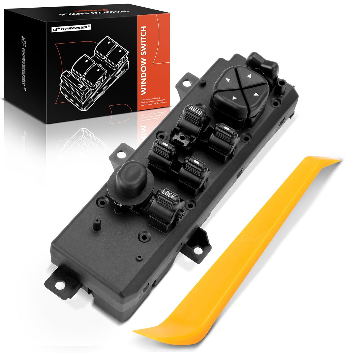 A-Premium Master Power Window Switch Compatible with Jeep Grand Cherokee 1999-2004, 30 Pins, Front Left Driver Side