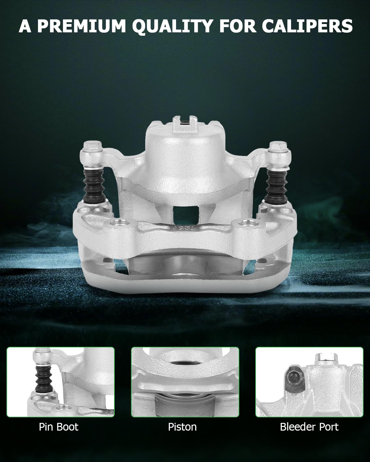 Scitoo Front Right Brake Caliper With Bracket 19B2691 Compatible For Infiniti I35 2002-2004, For Nissan Altima 2002-2006, For Ni