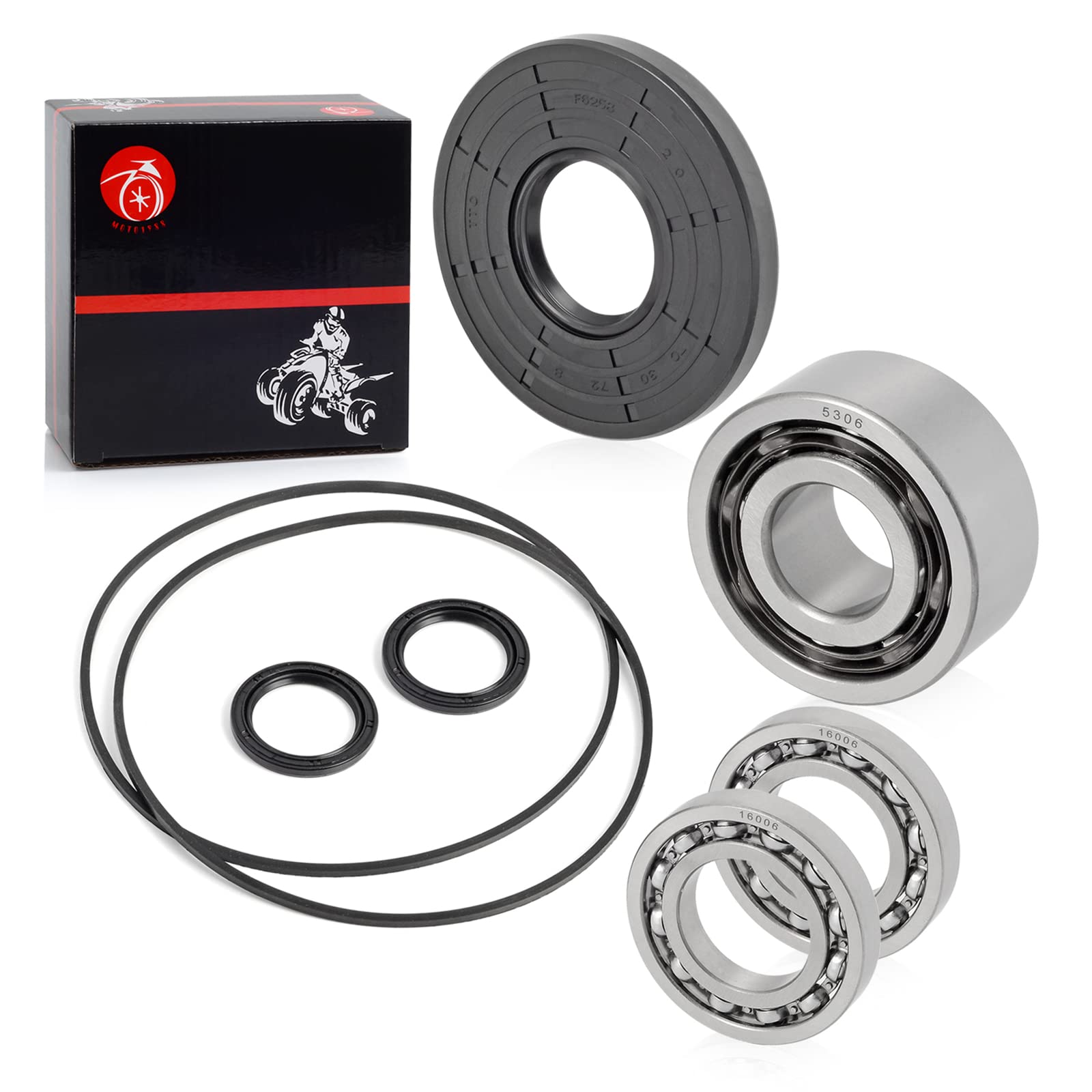 Front Differential Bearing & Seal Kit For Polaris Rzr 800 900 1000 S 4 Xp Rzr 570 Efi 2011-2016 3235171 3235174