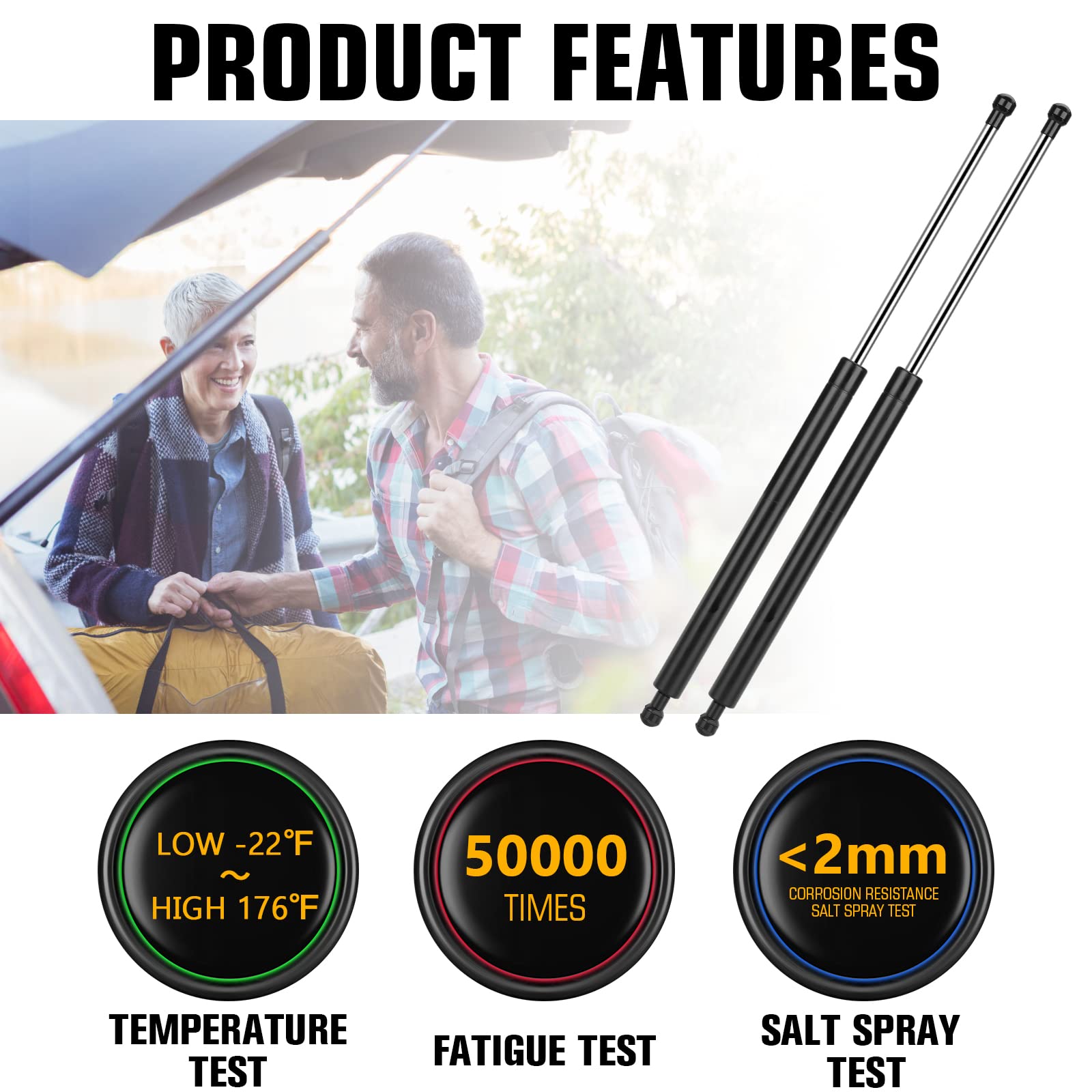 Rear Hatch Lift Support Shocks Struts For Honda Crv Tailgate 2007 2008 2009 2010 2011 6179 2 Pcs