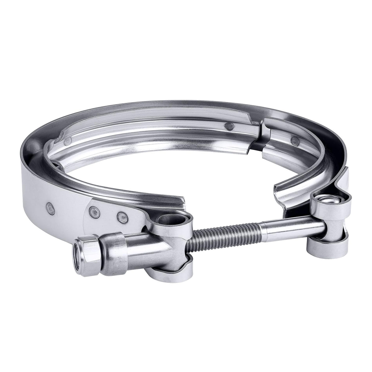 Evil Energy 4.0 Inch V Band Clamp For Flange Kit Stainless Steel (No Flanges)