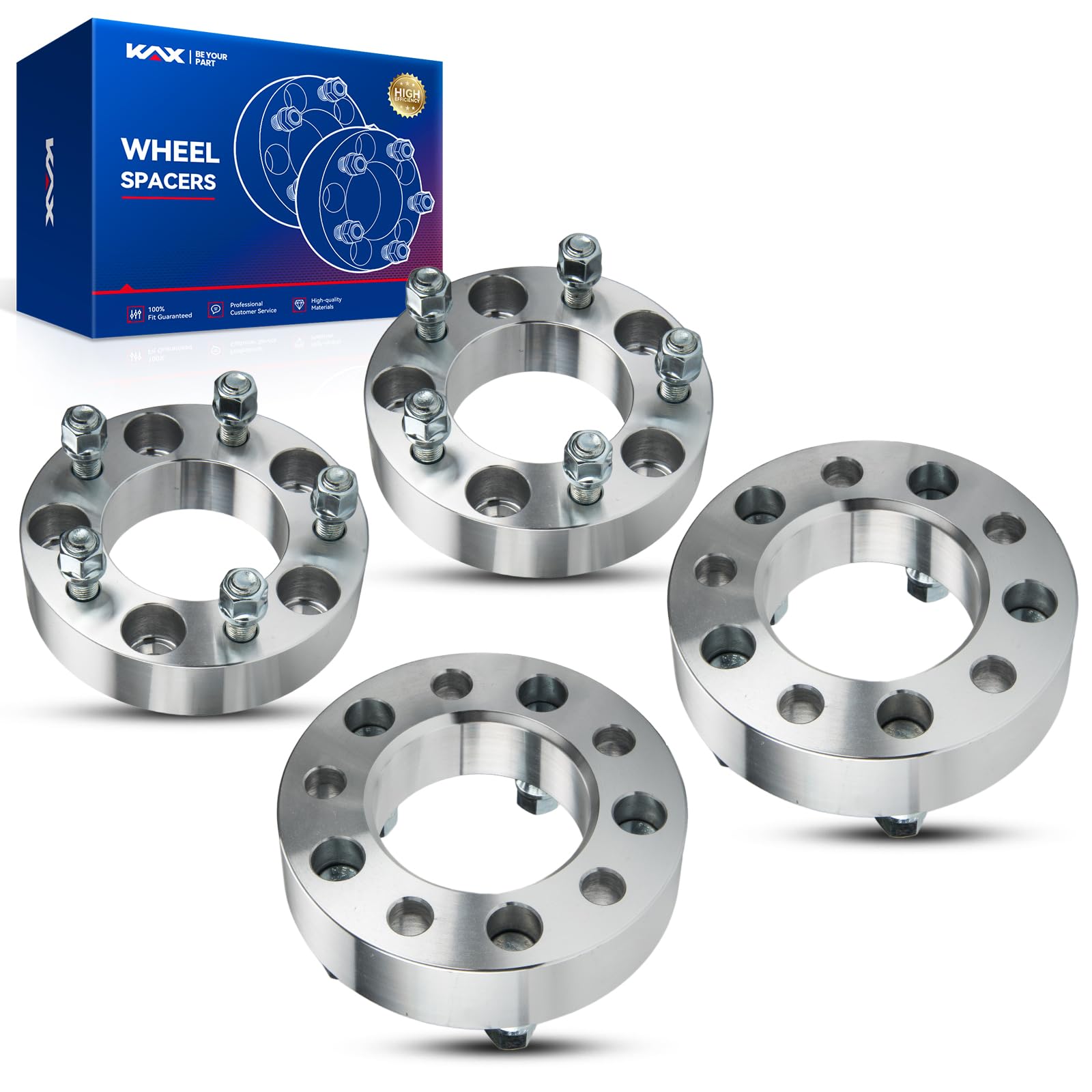 Kax 5X5 Wheel Spacers,1.5 Inch 5 Lug Centric Wheel Spacers 5X127 Fit For Grand Cherokee, Gladiator With M14X1.5 Studs 87.1Mm Hub
