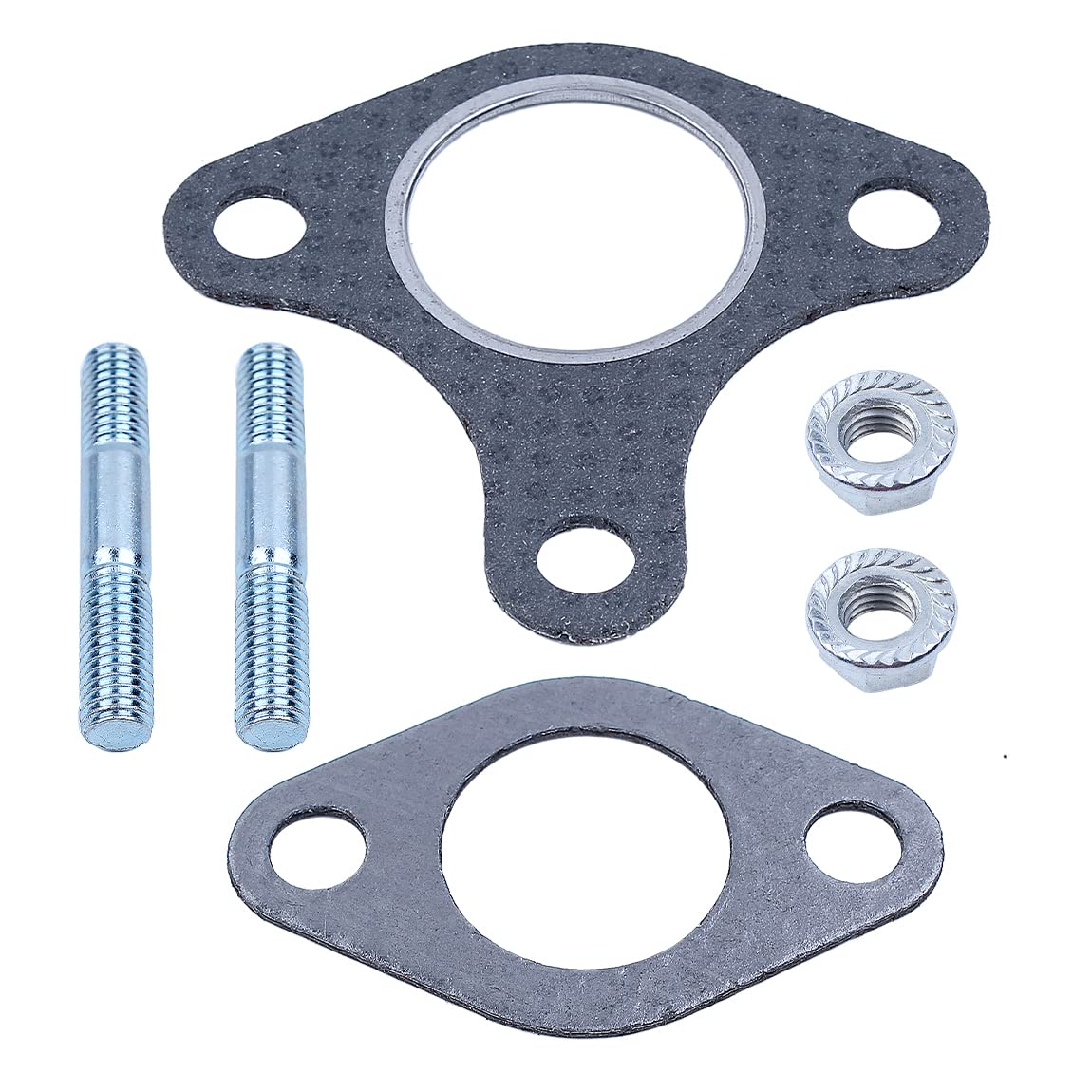 Mtanlo 1 Sets Muffler Exhaust Gasket Bolt For Honda 13Hp 11Hp 9Hp 8Hp Gx390 Gx340 Gx270, Muffler Gasket Set, Bolt Exhaust Studs,