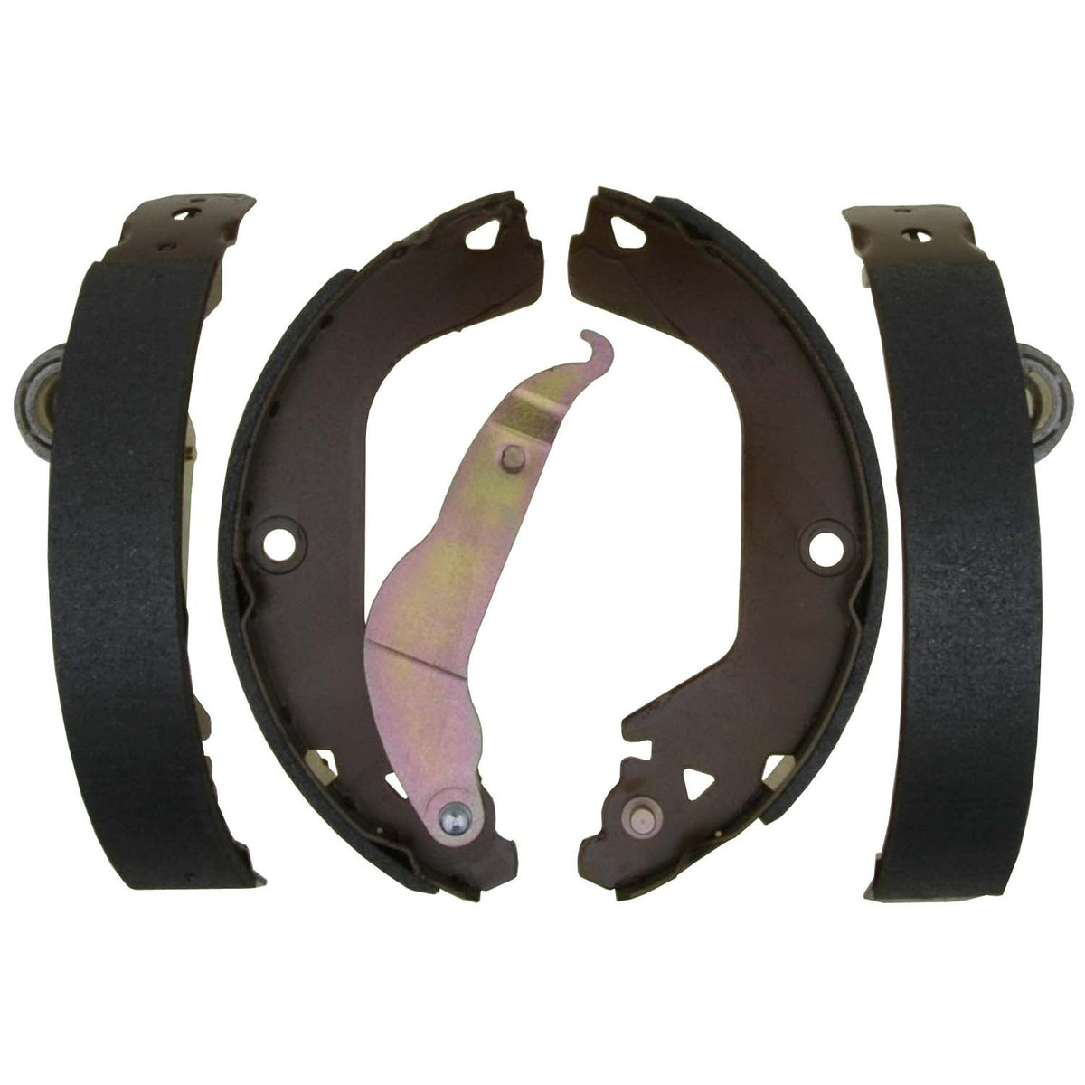 Acdelco Gold 17992B Bonded Rear Drum Brake Shoe Set With Lever