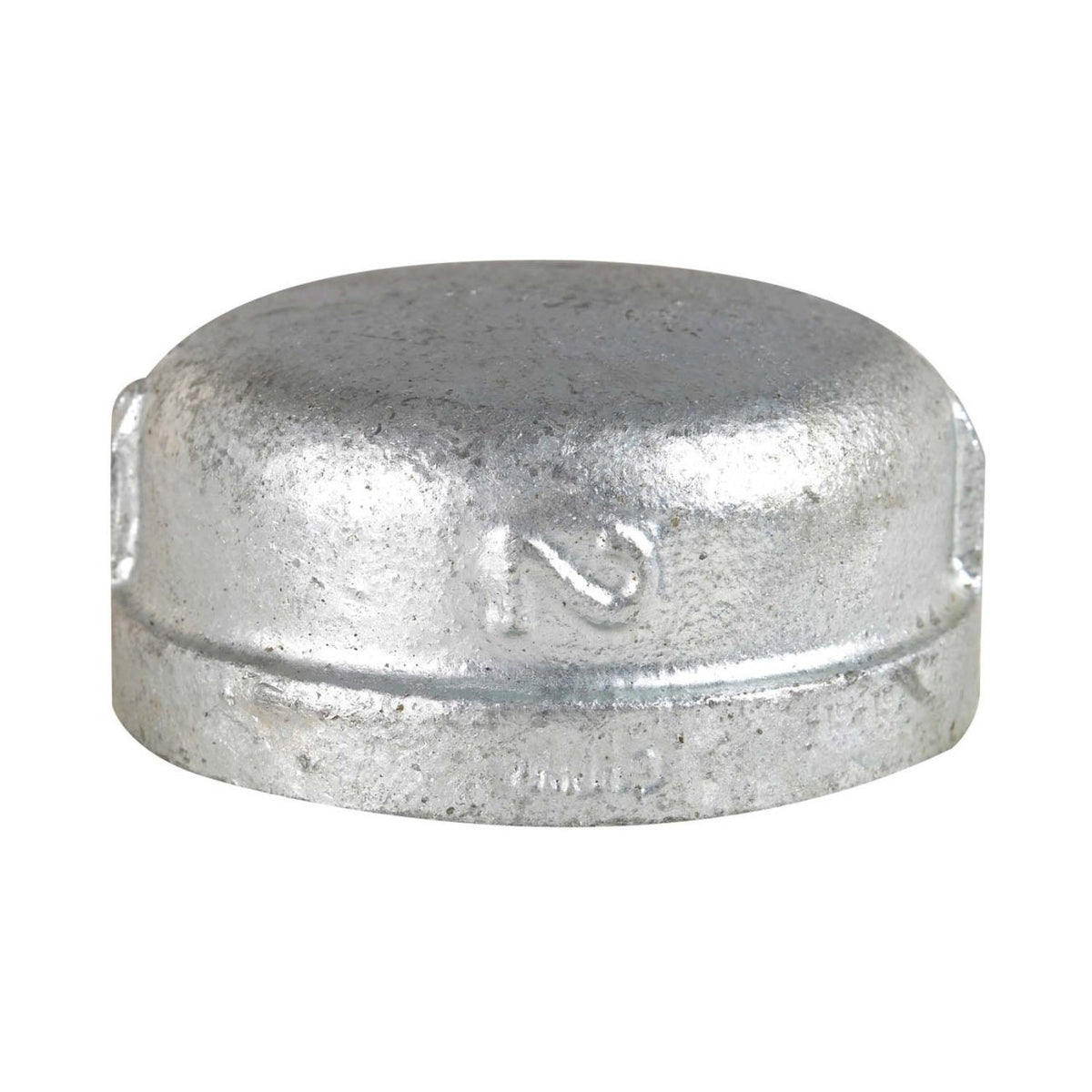 B & K 511-407bg Malleable Iron Galvanized Cap, 1-1/2'