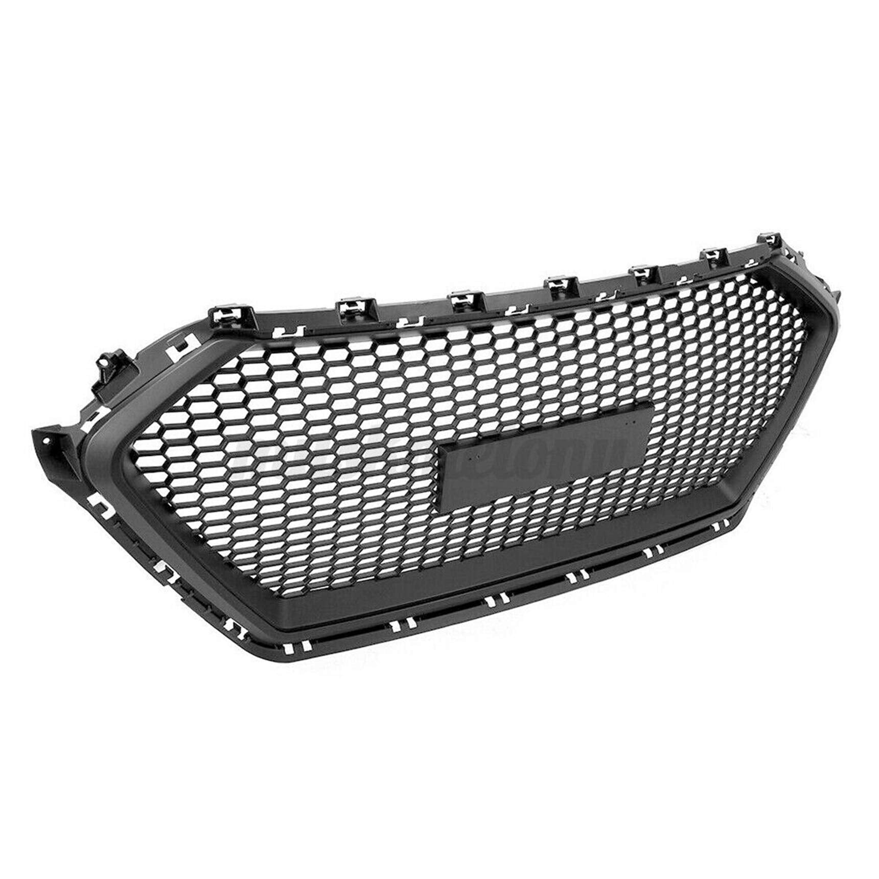 RainMan S ABS Plastic Front Bumper Grill Mesh Hood Front Center Middle Grille, Front Bumper Grille Replacement for 2017-2018 Hyu
