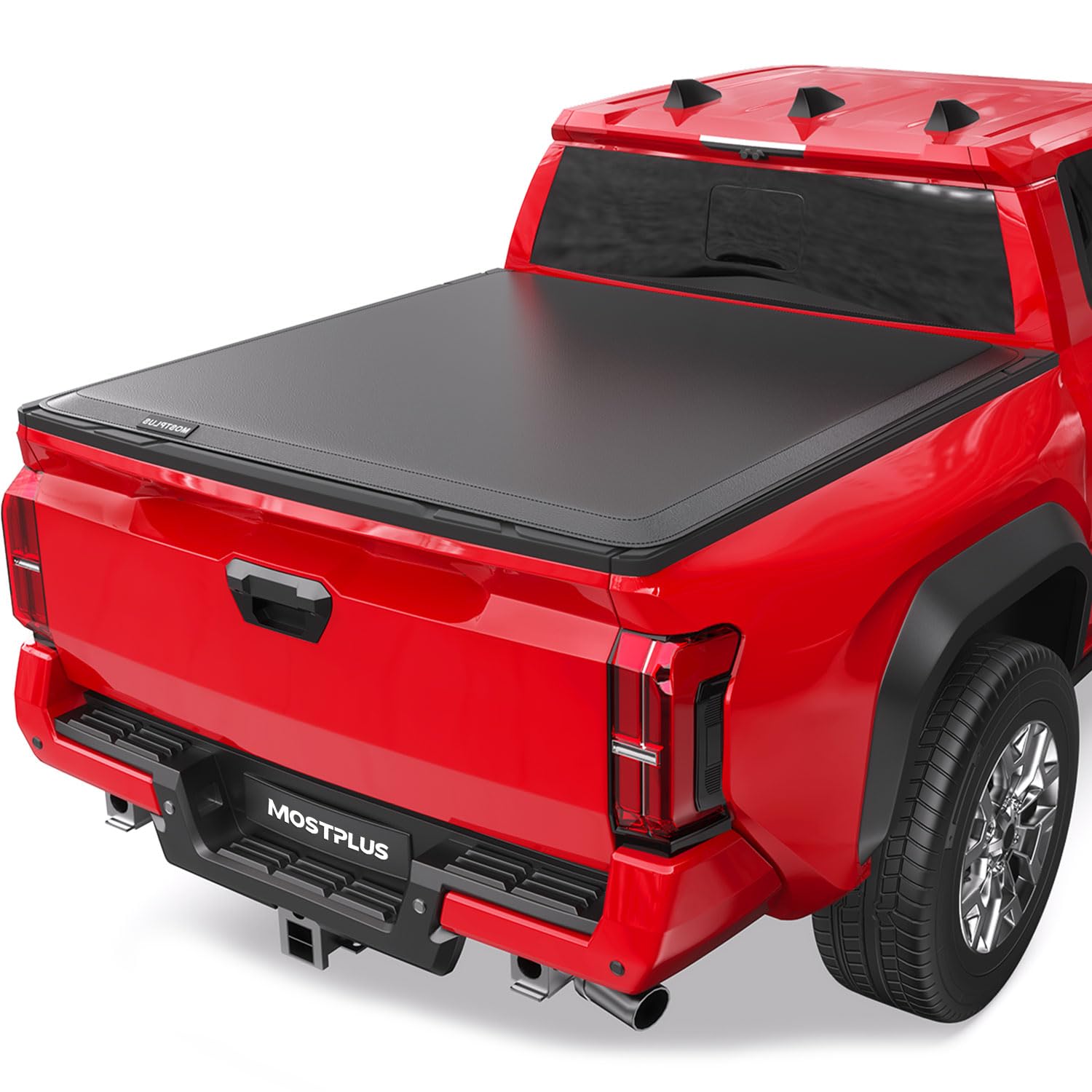 Mostplus Roll-Up Soft Vinyl Truck Bed Tonneau Cover Compatible With 2005-2015 Toyota Tacoma Standard Model On Top Fleetside Carg