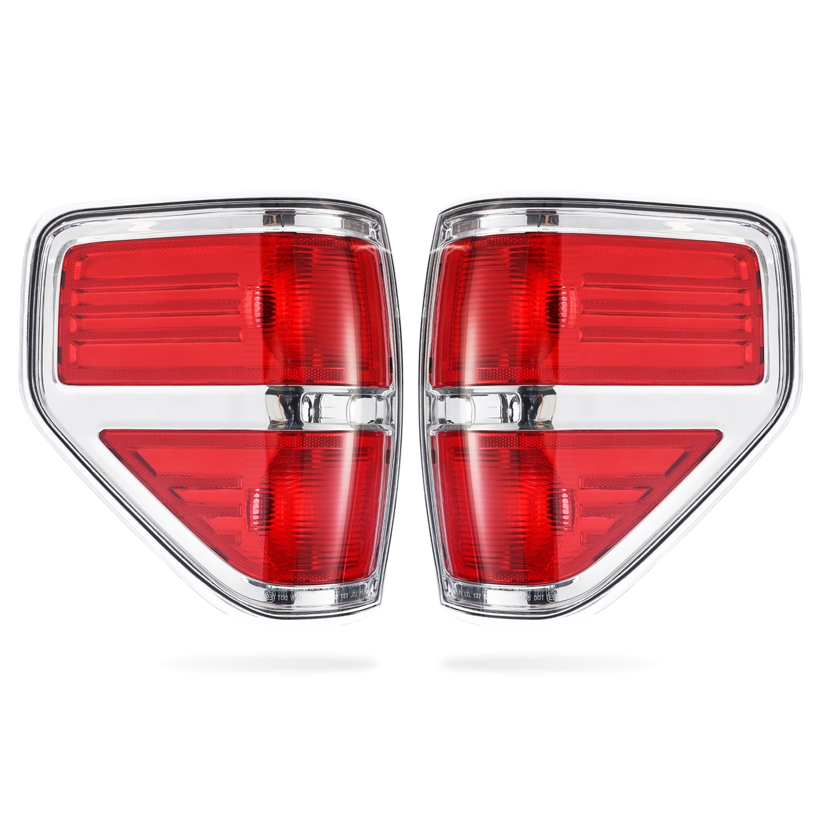 Boine F150 Tail Light Compatible With 2009 2010 2011 2012 2013 2014 Ford F150 F-150 Pickup Driver And Passenger Side Rear Tail L