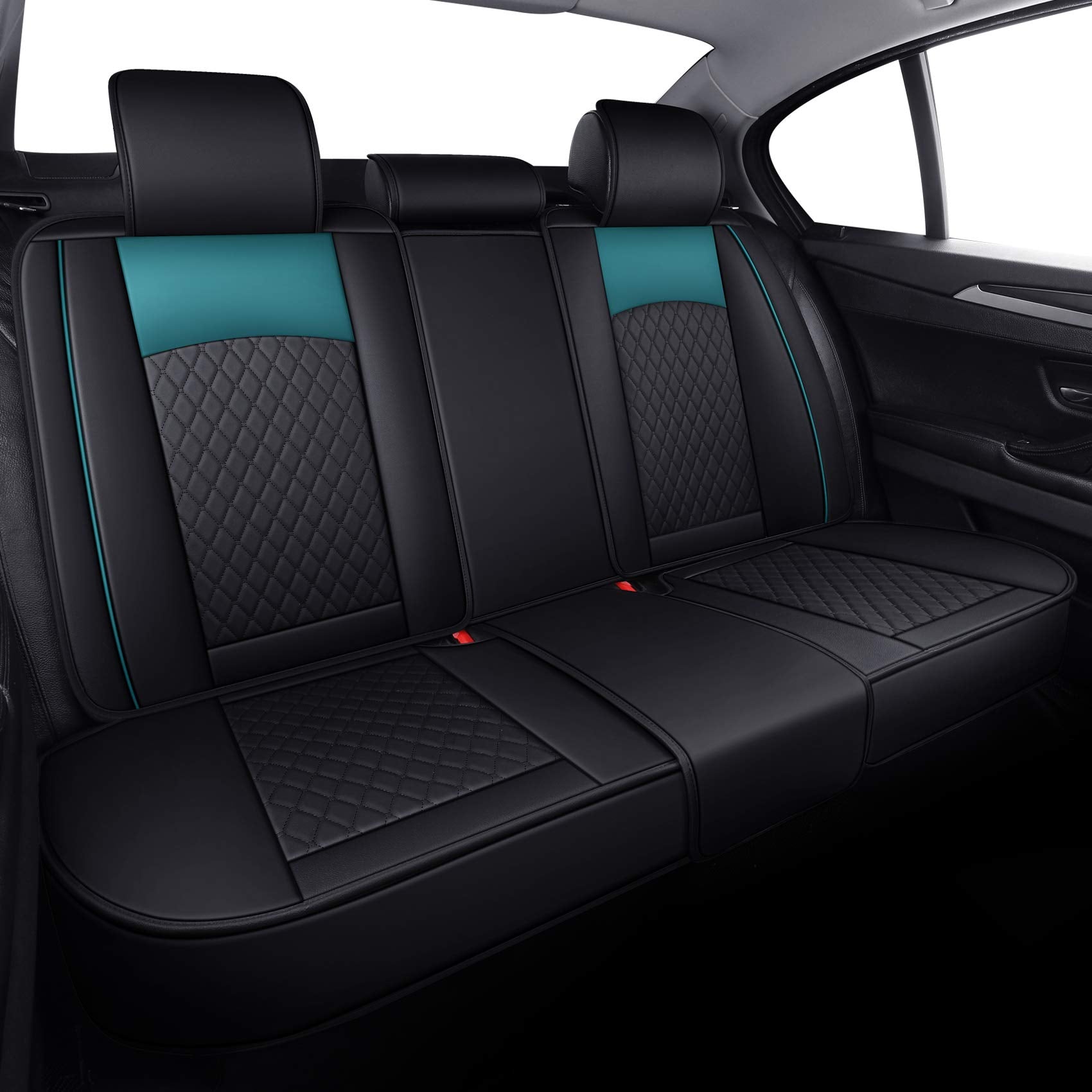 Aierxuan Car Seat Covers Full Set Leather Waterproof Universal For Nissan Altima Rogue Chevrolet Equinox Crv Camry 4Runner Civic