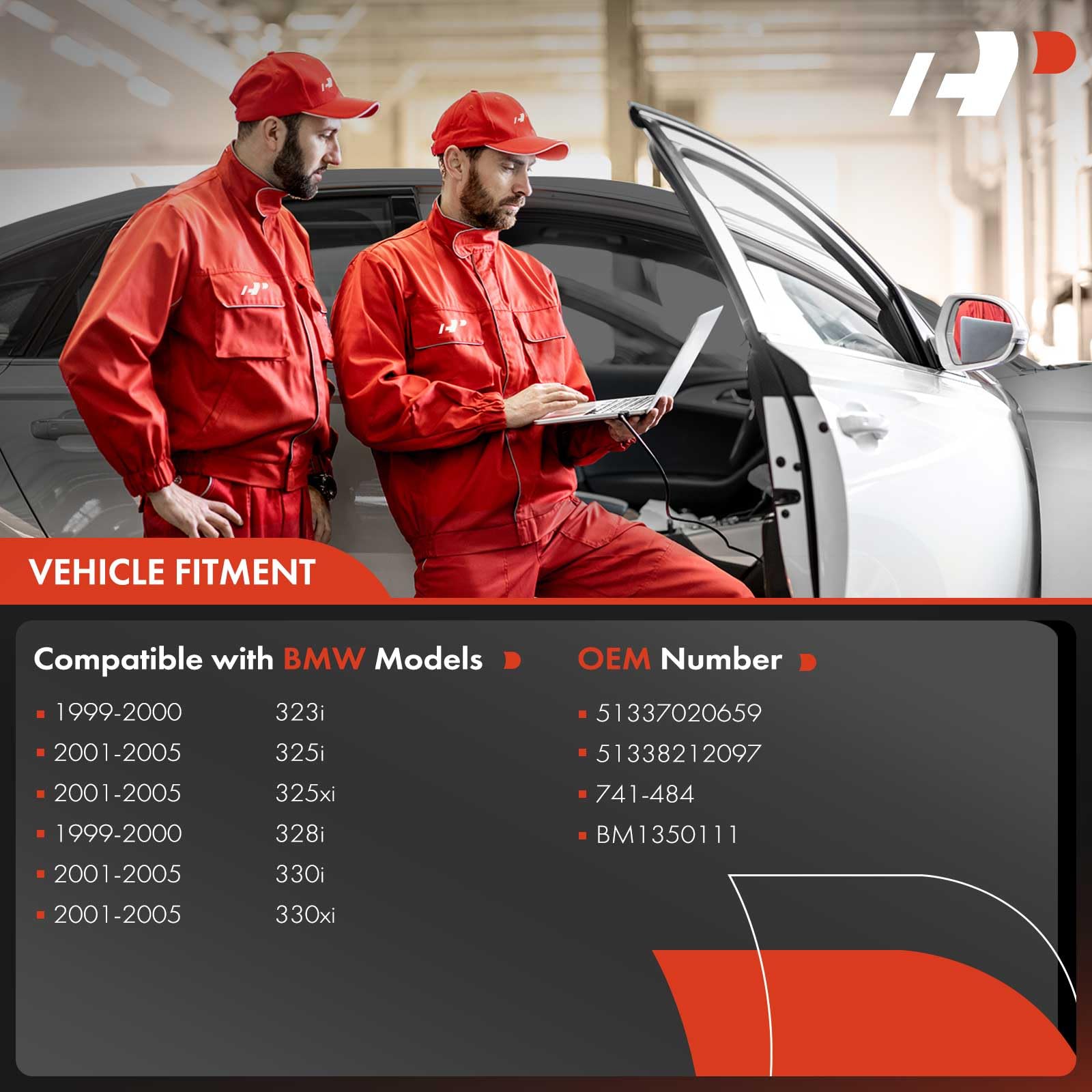 A-Premium Power Window Regulator With Motor Replacement For Bmw E46 325I 328I 330I 1999-2005 Sedan Wagon Front Left Driver Side