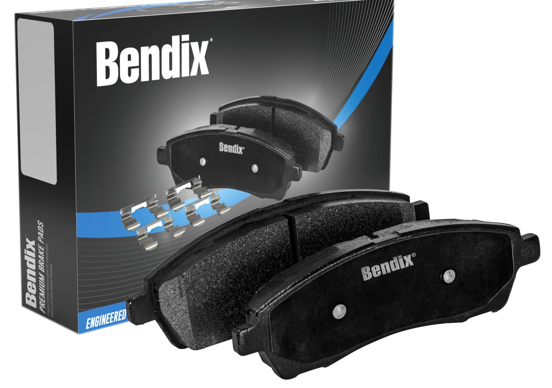 Bendix Premium Sbc1421 Ceramic Front Brake Pads For Select Models Buick Allure, Cascada, Lacrosse, Regal, Cadillac Elr, Chevrole