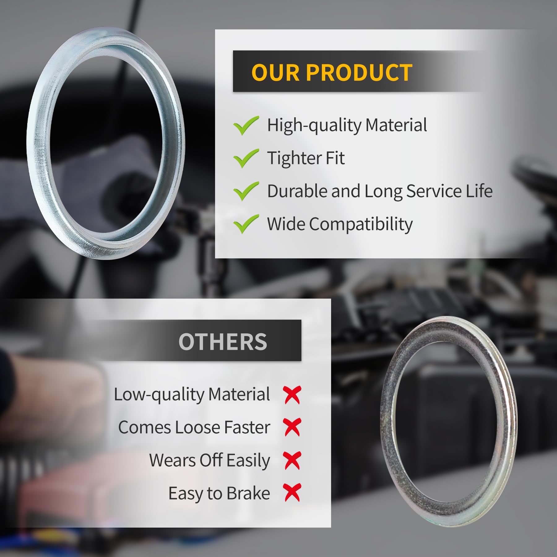 Luxlead 15 Pcs Oil Drain Plug Gaskets Crush Washers Seal Rings Compatible With Subaru Outback Forester Baja Impreza Wrx Sti Lega