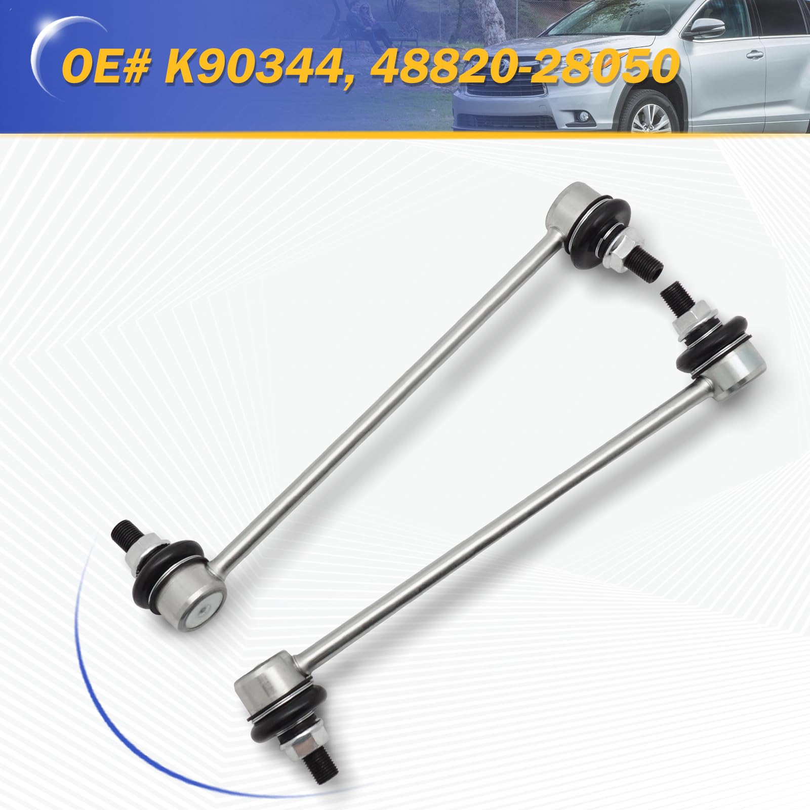 K90344 Front Stabilizer Sway Bar Links For Lexus Rx450H/Rx350L/Rx350 /Rx330 /Es330 Toyota Highlander/Venza/Avalon/Solara/Camry