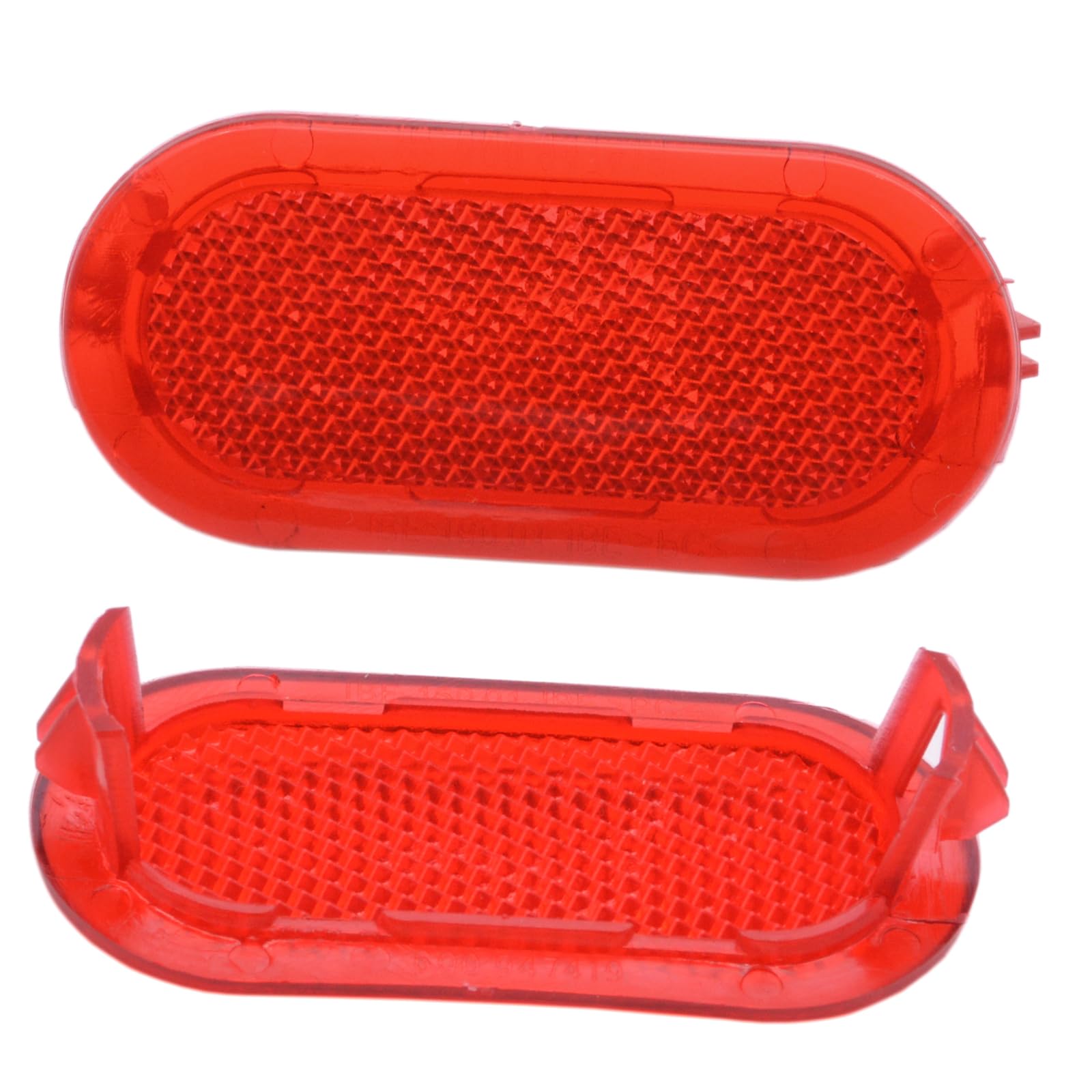 HAOTOM 2 Pcs Interior Door Reflector Compatible for VW Volkswagen Beetle 1994-1998 1999-2010 Red Door Warning Light Cap (2 Pcs)