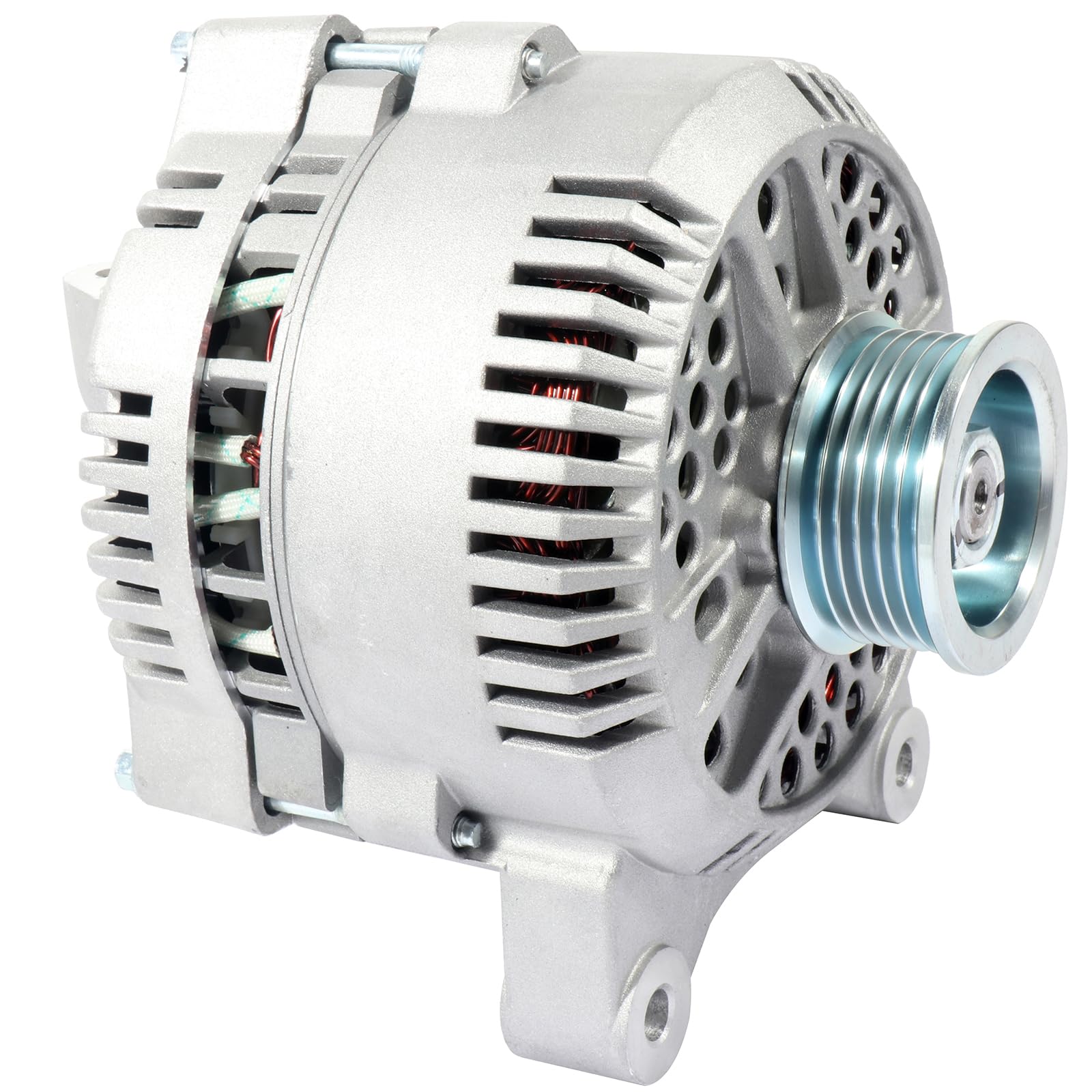 SCITOO Alternator Fits for Ford for E-150 2004-2008,for Ford for E-150 Club Wagon 2004-2005,for Ford for E-250 2004-2008 12V 130