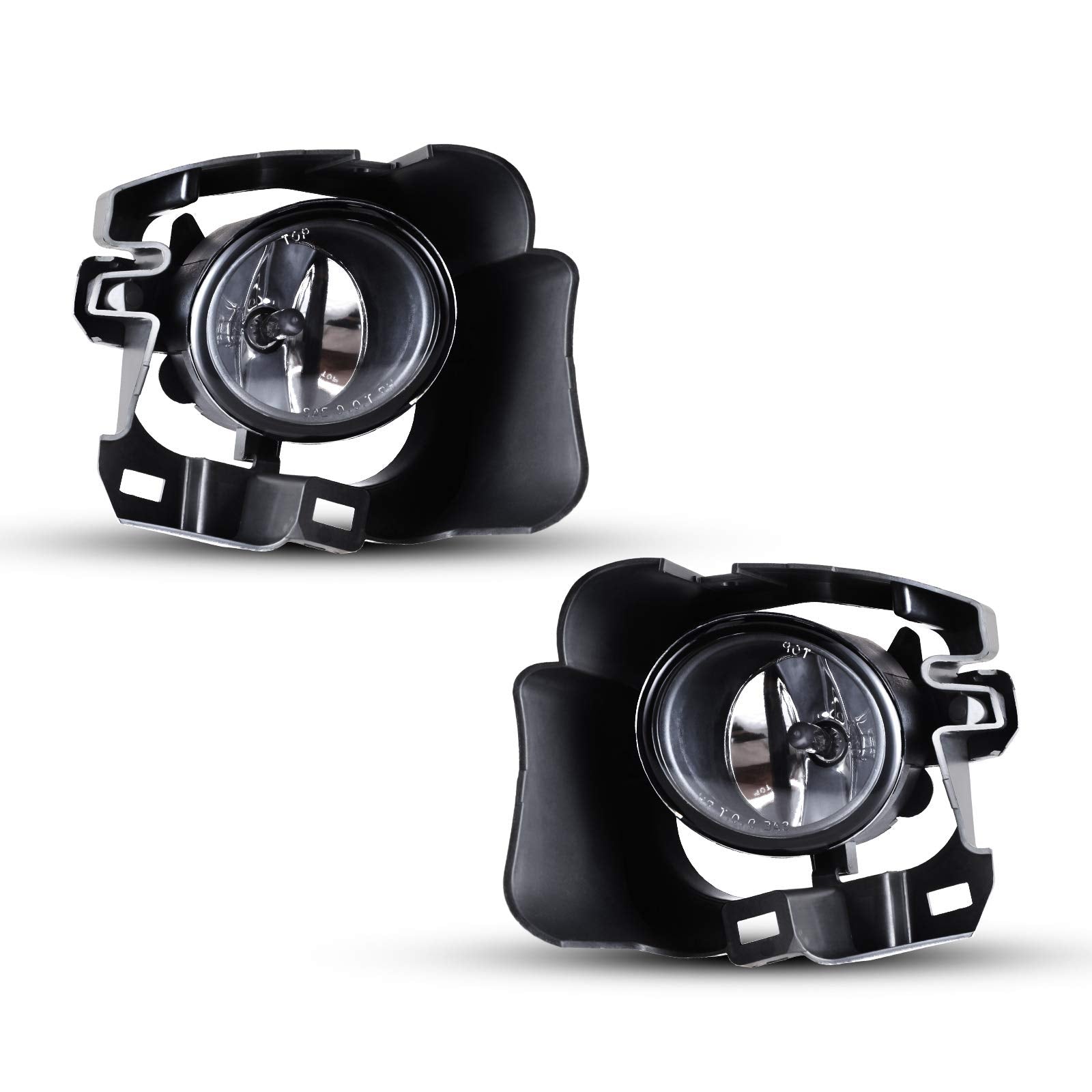 Autowiki Fog Light Assembly For 2014 2015 2016 Nissan Versa Note Hatchback With Clear Lens 2Pcs Oem Replacement With Switch And 