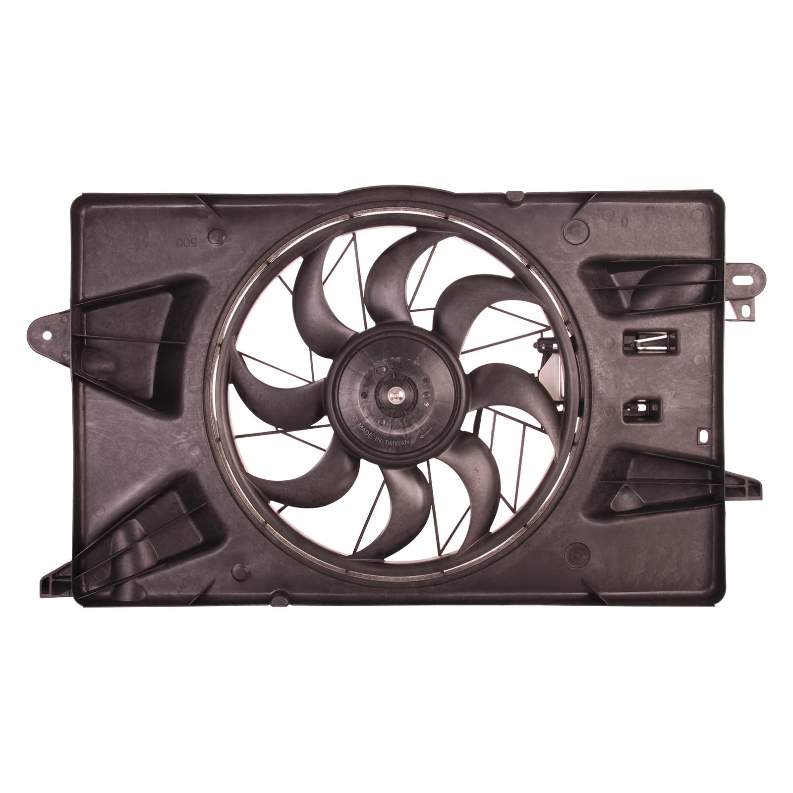 TYG OE Replacement(CAPA Quality) Cooling Fan Extra Silent for 2013-2016 Dodge Dart 1.4L Turbo/2.0L/2.4L W/PWM | 55111482AC | CH3