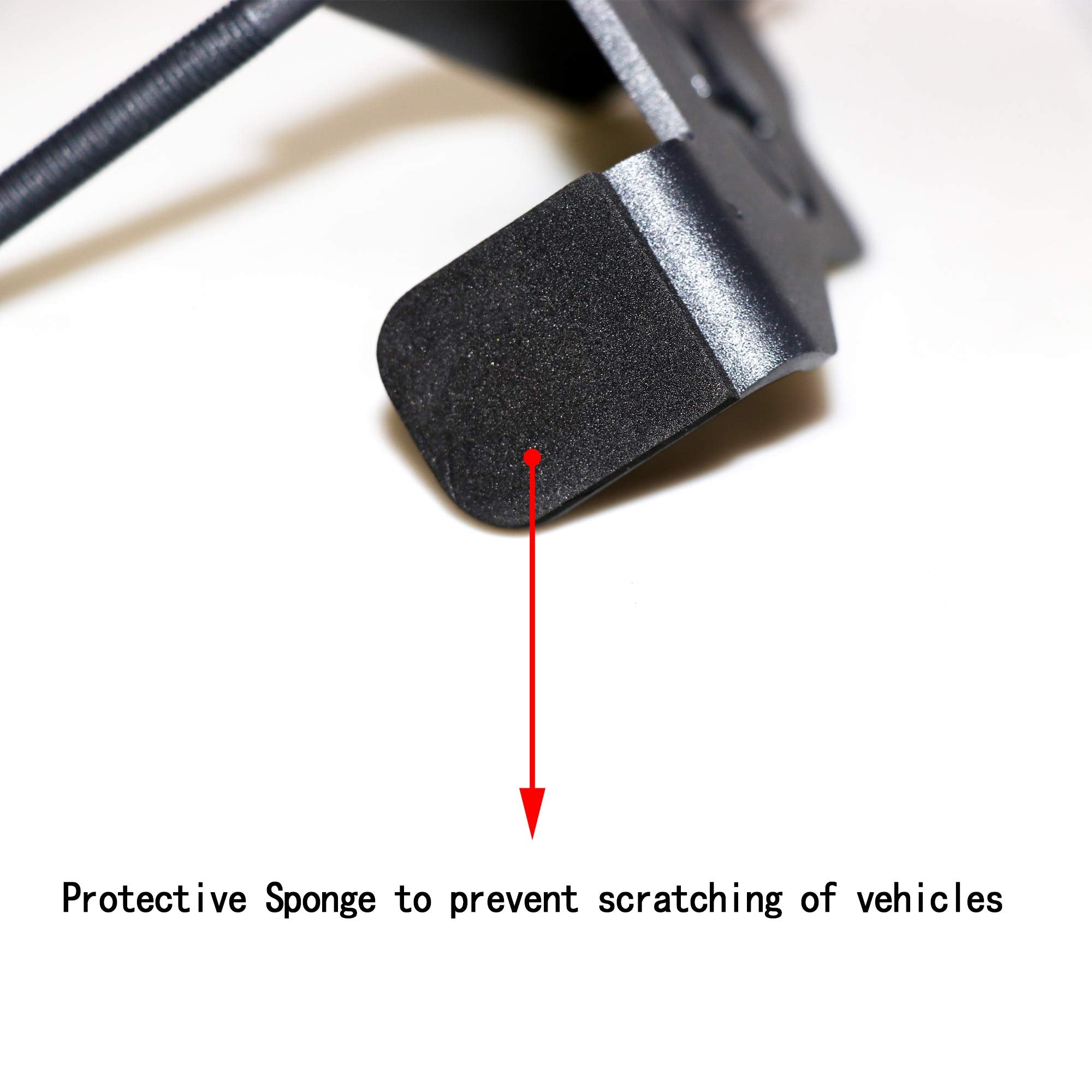 Sukemichi Black Steel Front Foot Pegs For 1997-2006 Jeep Tj Wrangler Exterior Door Hinge Foot Peg Rest Pedals - 1 Pair Usa Flag