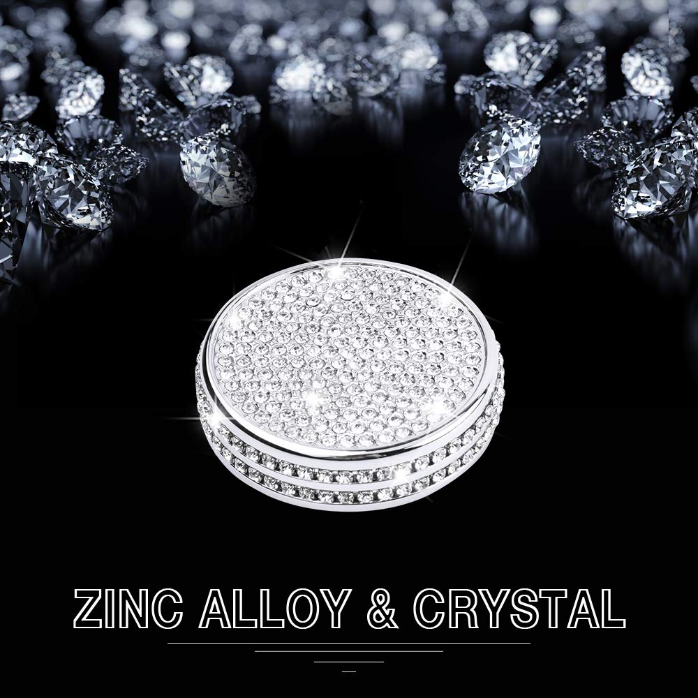 1797 Compatible Driving Mode Select Switch Knob For Lexus Accessories Bling Parts Es Gs Cap Covers Decals Stickers 2018 2019 Interior Inside Decoration Women Men Crystal Cute Silver