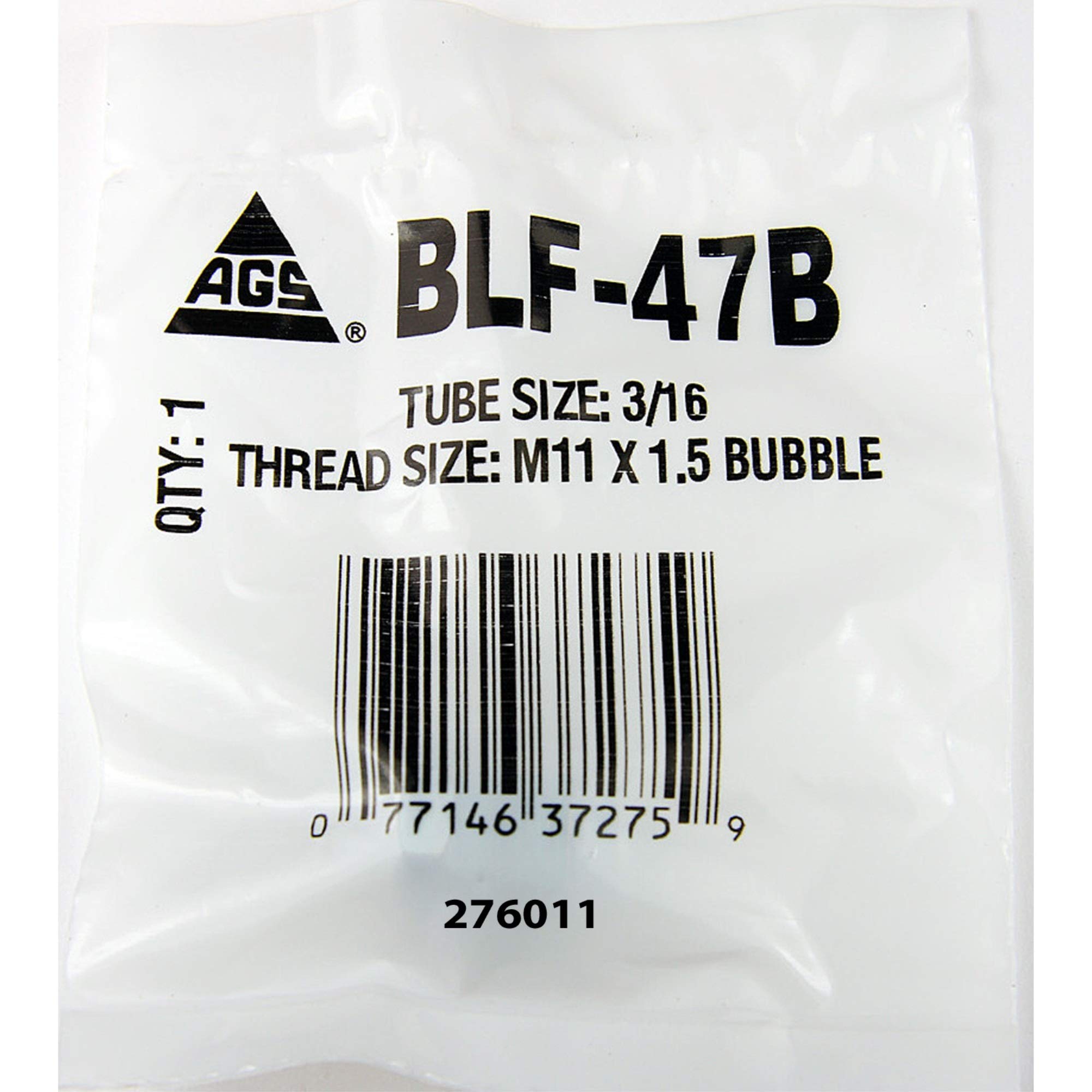 Ags Blf47B Bubble Nut, 3/16 (M11 X 1.5)