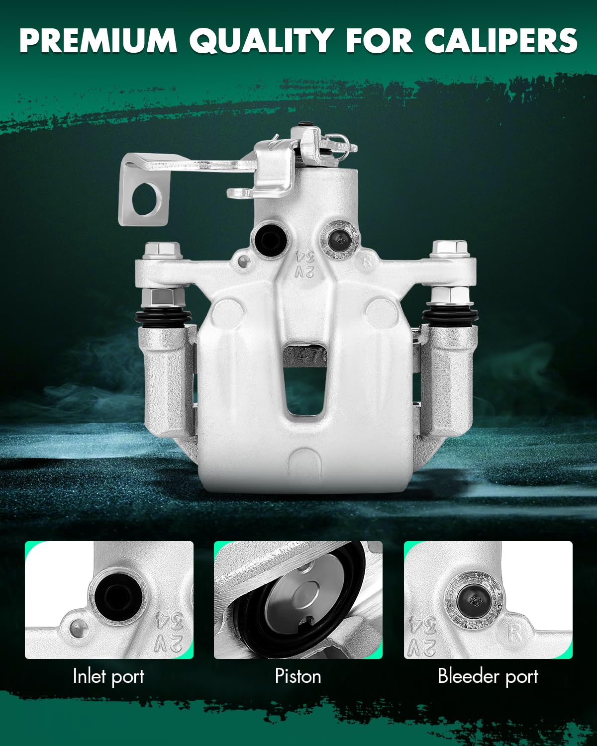 Scitoo Rear Right Brake Caliper With Bracket 19B6788 Compatible For Hyundai Elantra Gt 13-17, For Hyundai Veloster 12-16, For Ki