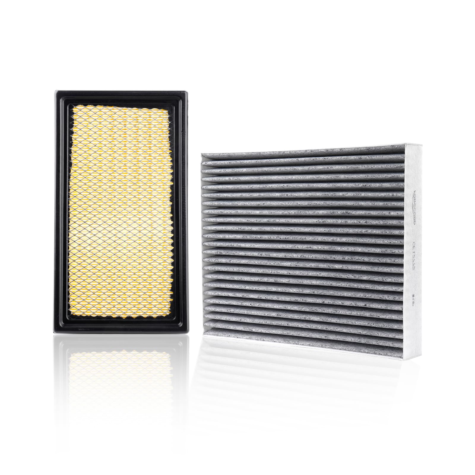 Forccord Cabin & Engine Air Filter Kit Fit For Explorer 2.3/3.0L (2025-2020), Police Interceptor Utility 3.0L (2024-2020), Aviat
