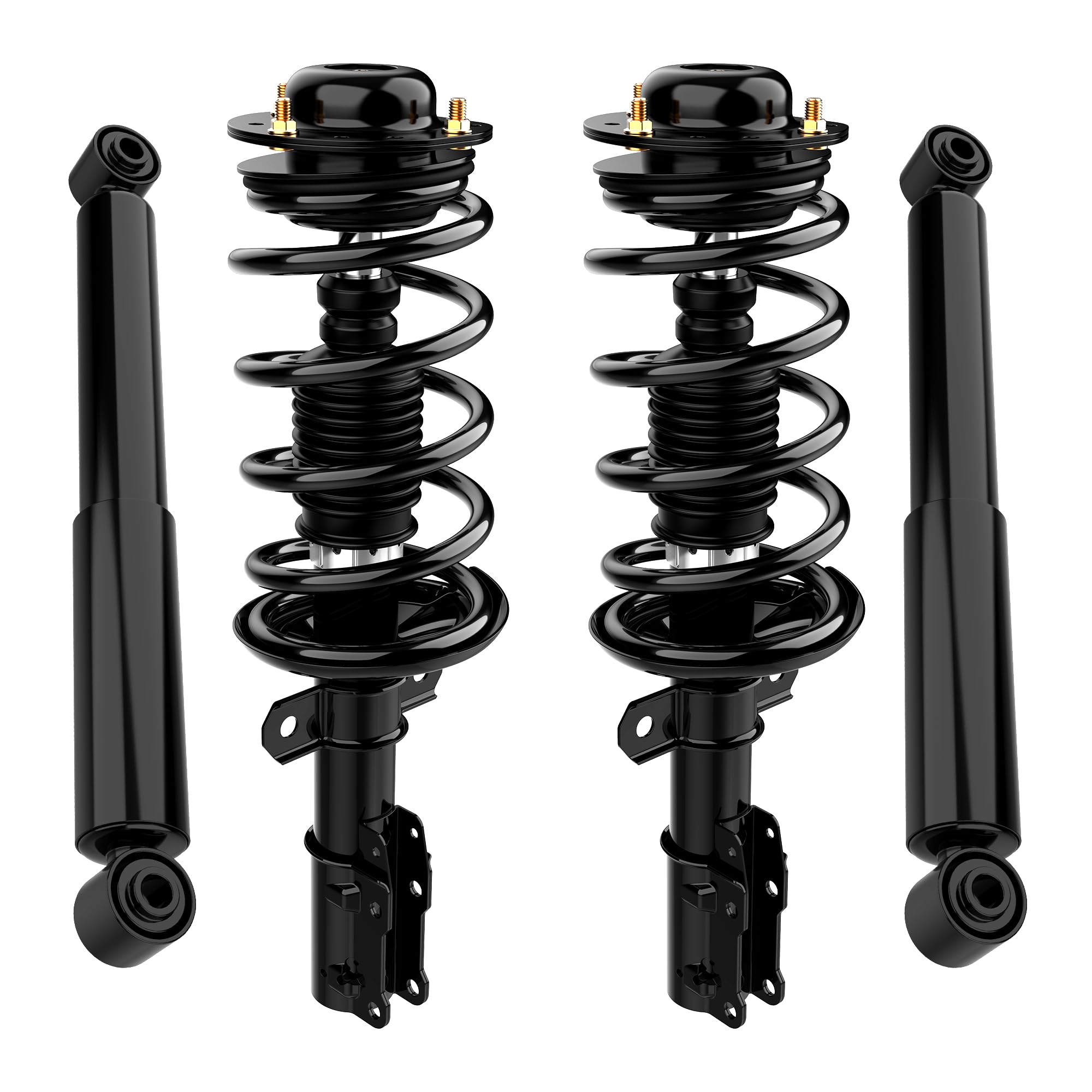 Autosaver88 Front Complete Struts Shocks And Coil Spring Assembly Compatible With 2005-2010 Chevy Cobalt, 2006-2011 Chevy Hhr, 2