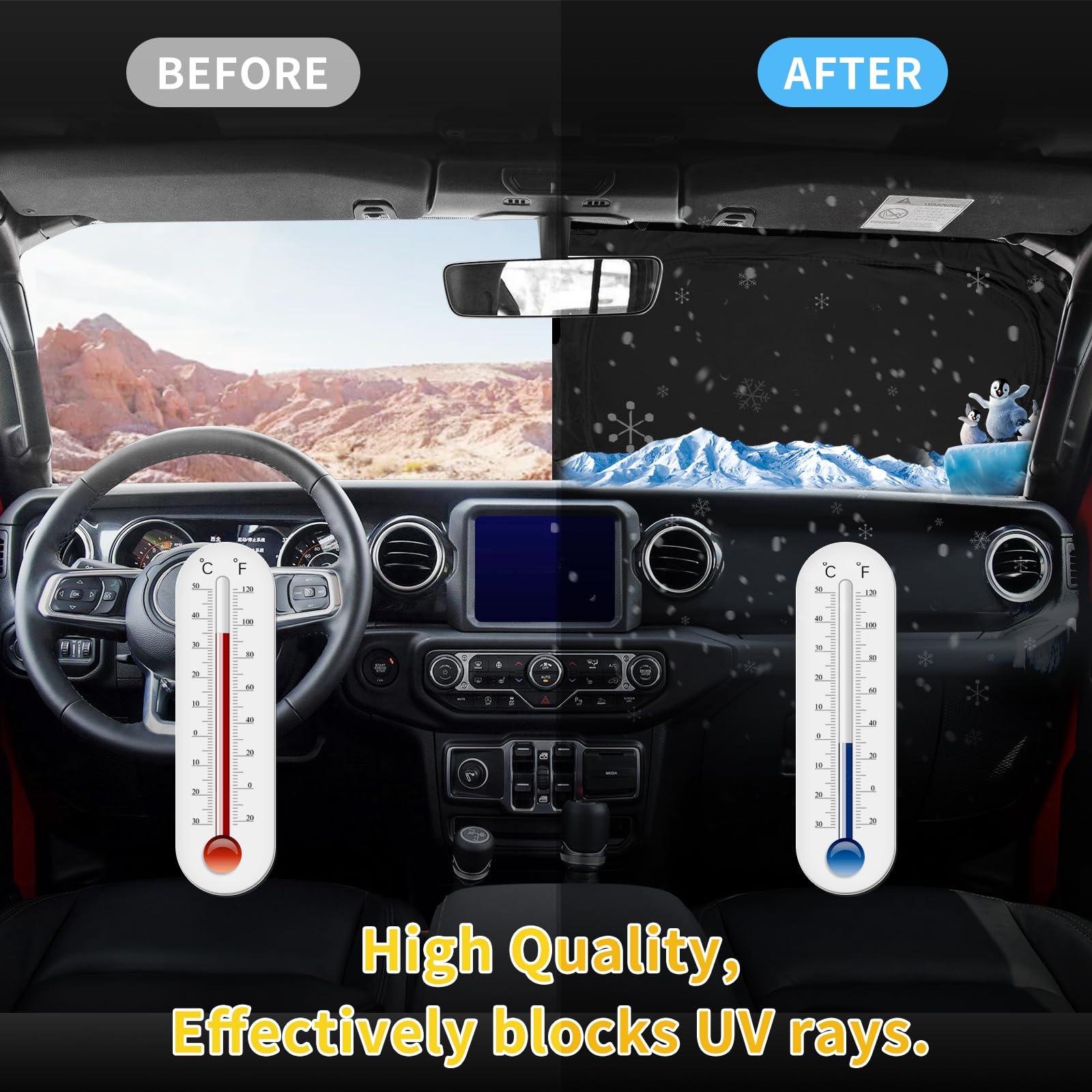 Sun Shade Sunshade For Nissan Versa 2021-2024 2025 Windshield Cover, 2-Layers Sun Shield 240T Silver Coating Sun Visor Foldable
