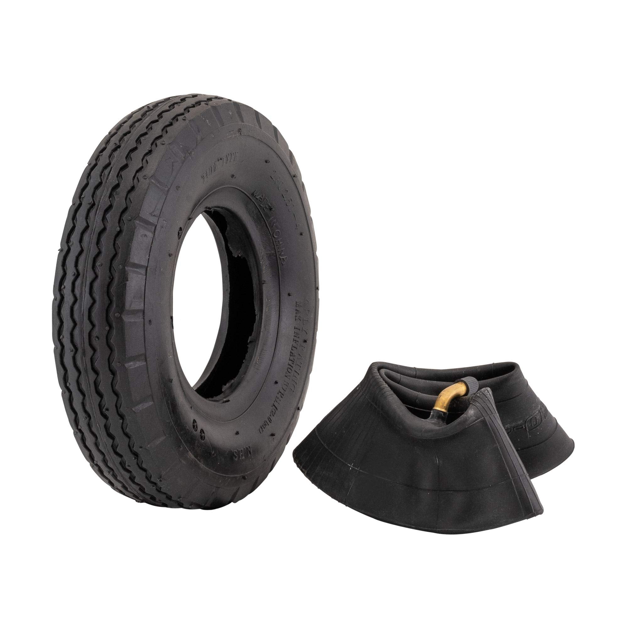 Marathon 2.80/2.50-4'' Pneumatic (Air Filled) Hand Truck / Utility Cart Tire And Inner Tube