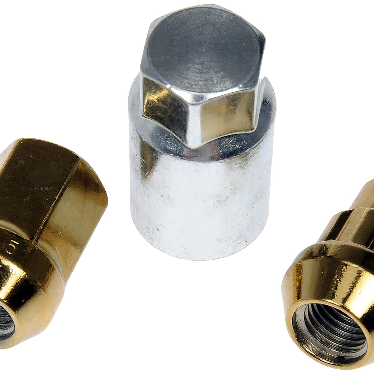 Dorman 713-375K Gold Acorn Wheel Nut Lock Set Compatible With Select Models, 20