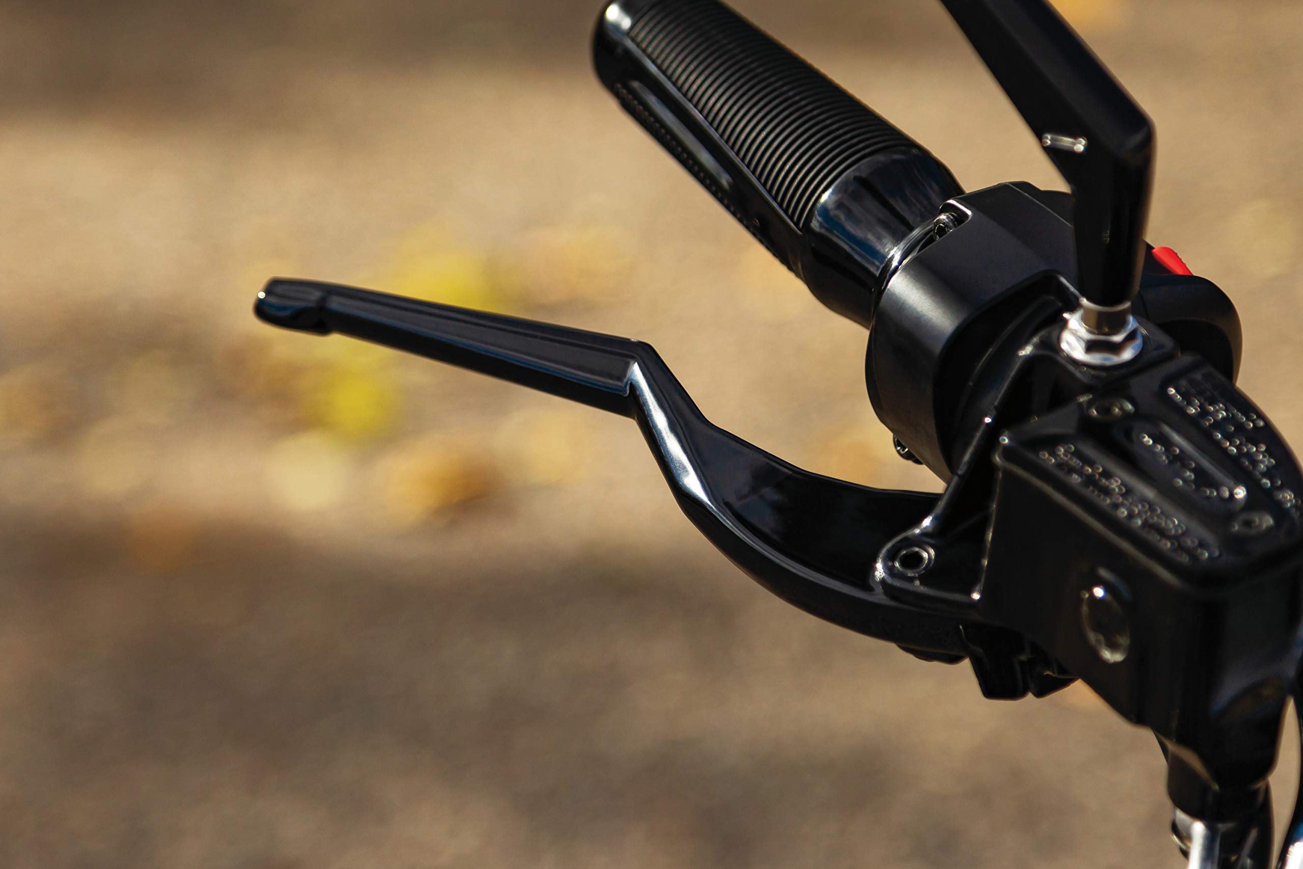 Kuryakyn 7169 Motorcycle Accent Accessory: Legacy Levers For 2017-19 Indian Scout Motorcycles, Gloss Back, 1 Pair