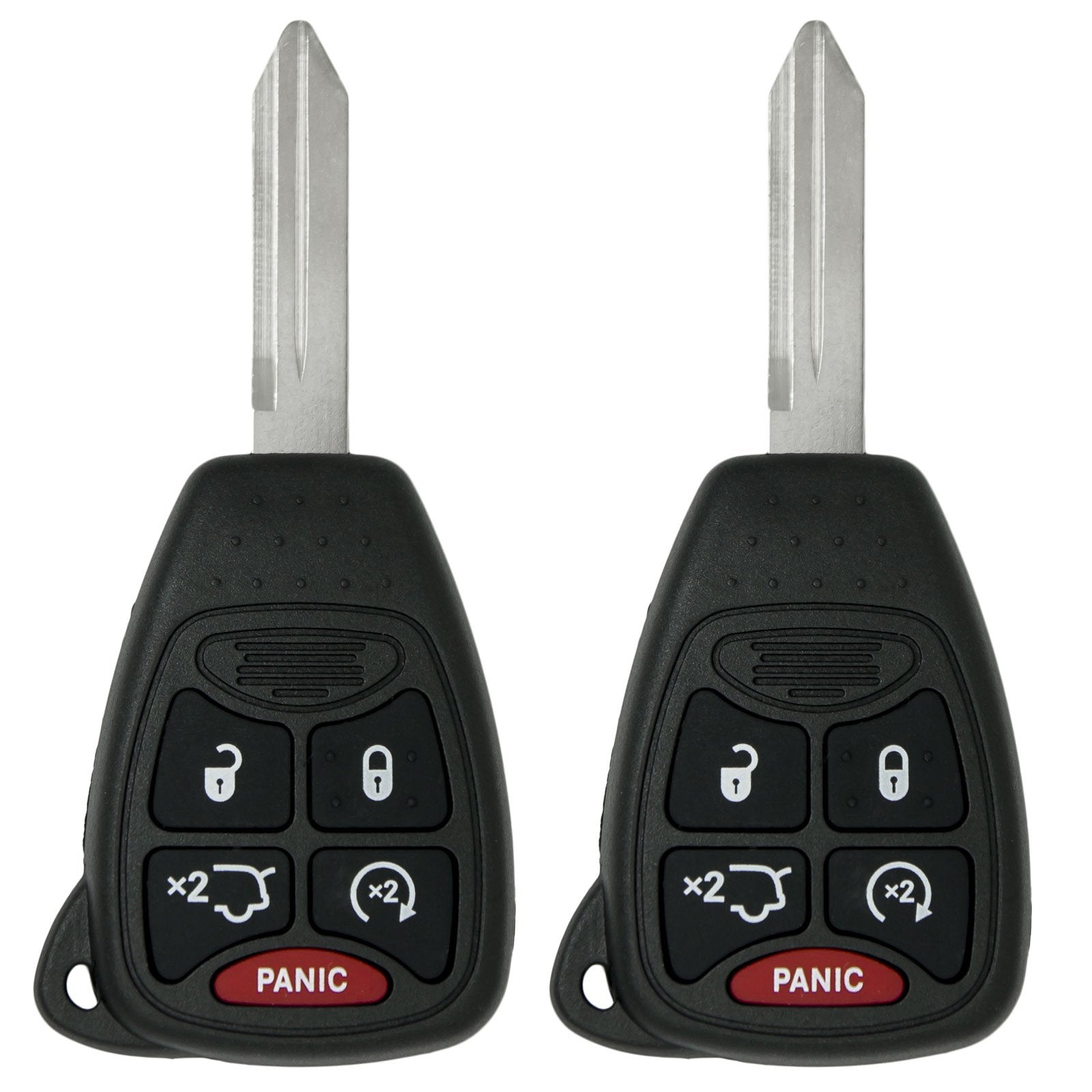 Keyless2Go Replacement For Keyless Entry Remote Car Key Vehicles That Use 5 Button Oht692427Aa - 2 Pack
