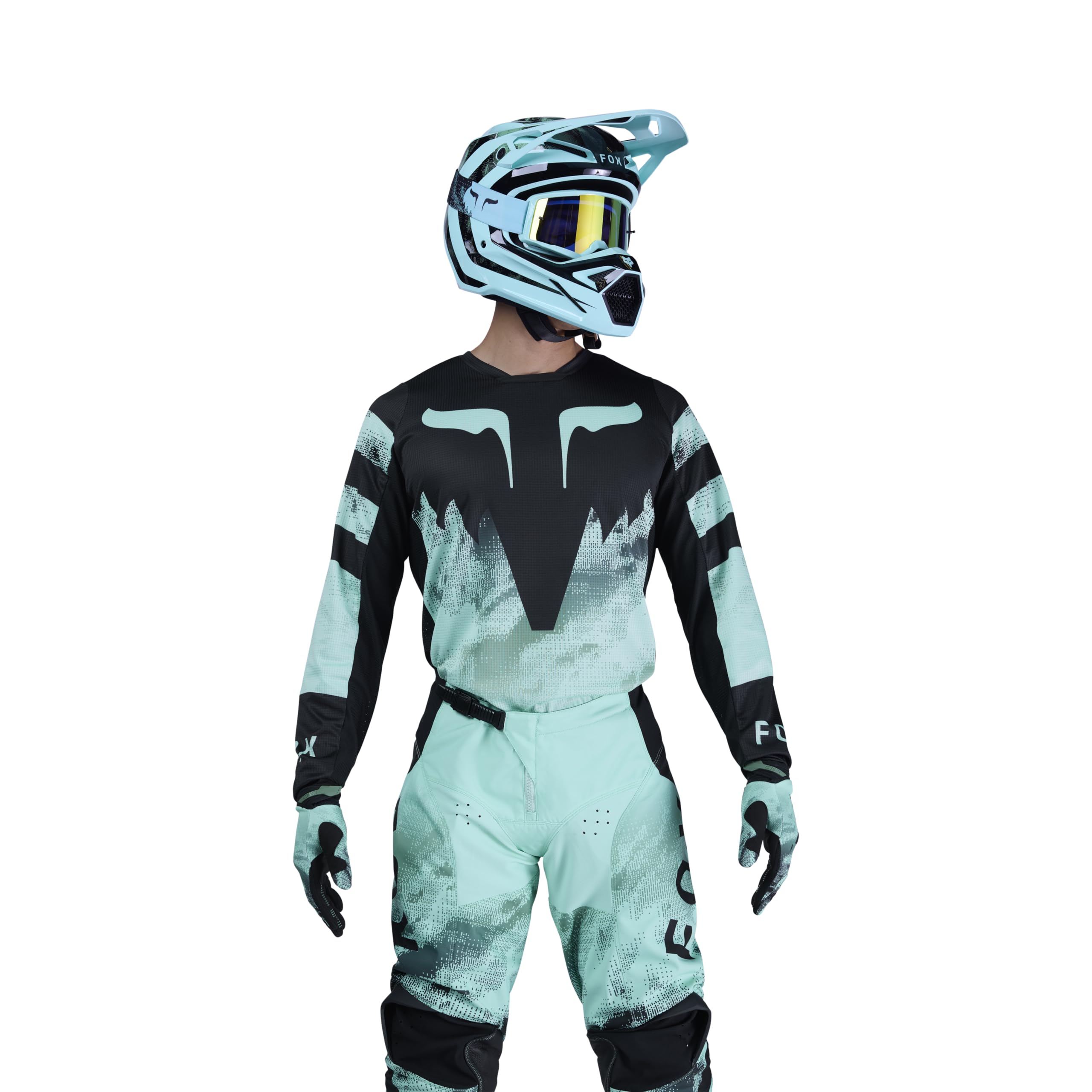 Fox Racing Mens 180 Kairos Motocross Dirt Bike Jersey, Turquoise, XX-Large