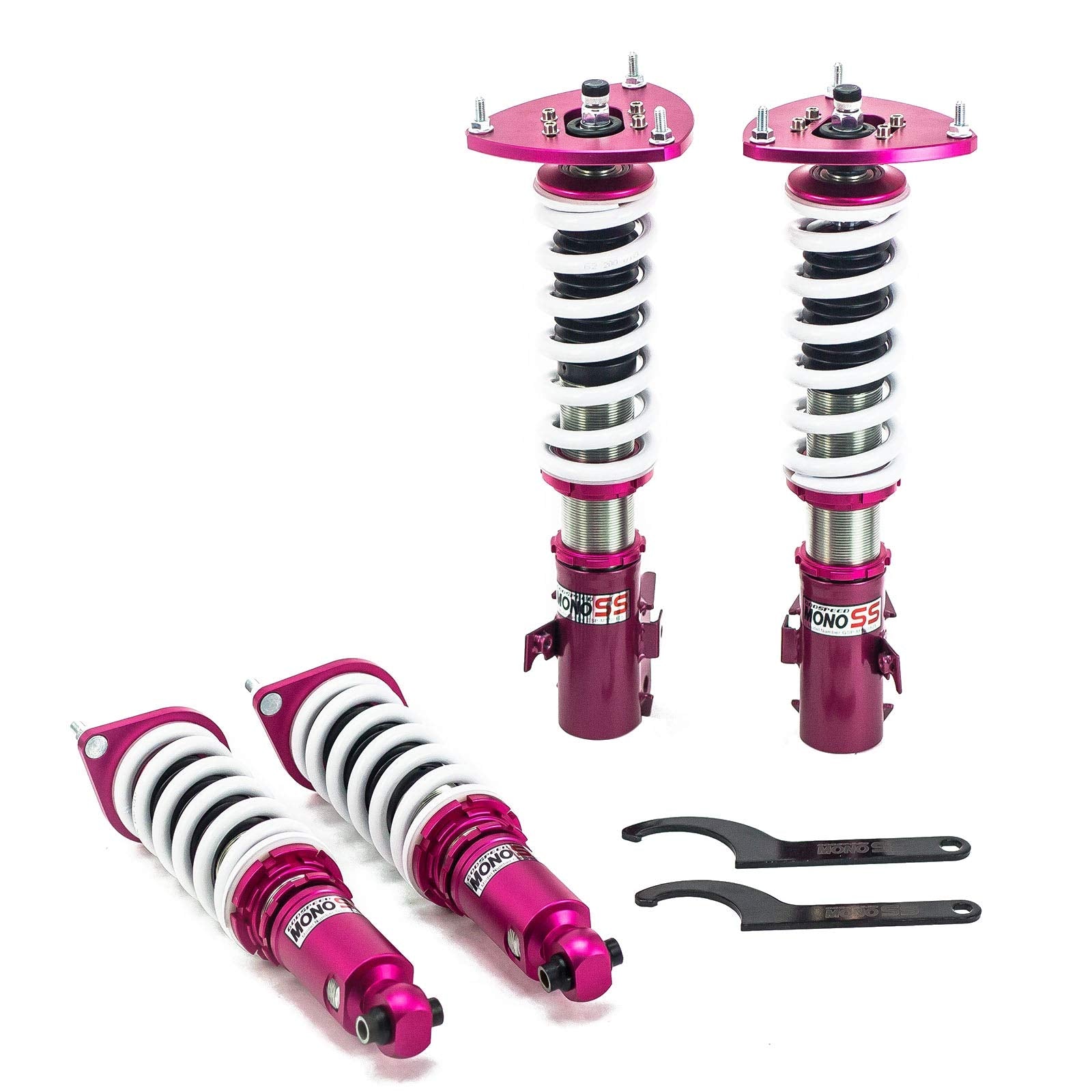 Godspeed Mss0125-B Compatible With Subaru Impreza (Ge/Gh) 2008-11 Monoss Coilovers Suspension Lowering Kit